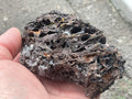 256g Iridescent Goethite/Limonite with Selenite Crystals Specimen 7B