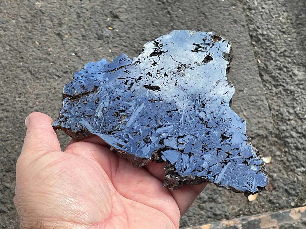 306g Polished Reticulated Hematite Slab
