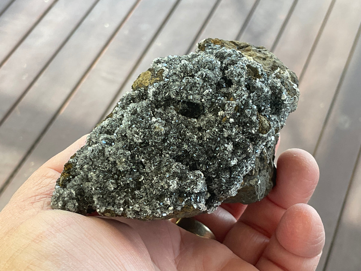 338g “Black Apophyllite” Specimen 2C from Indonesia