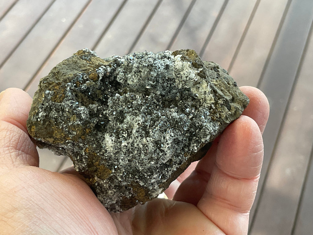 338g “Black Apophyllite” Specimen 2C from Indonesia
