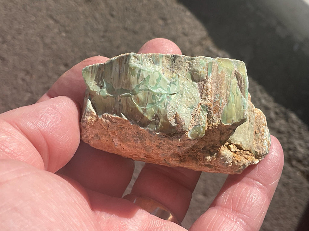 112g Sliced Western Australian Variscite Piece 1B