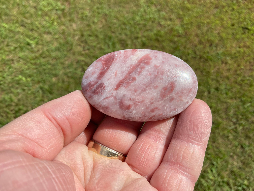 46g Pakistan Strawberry Jasper Palmstone 1B