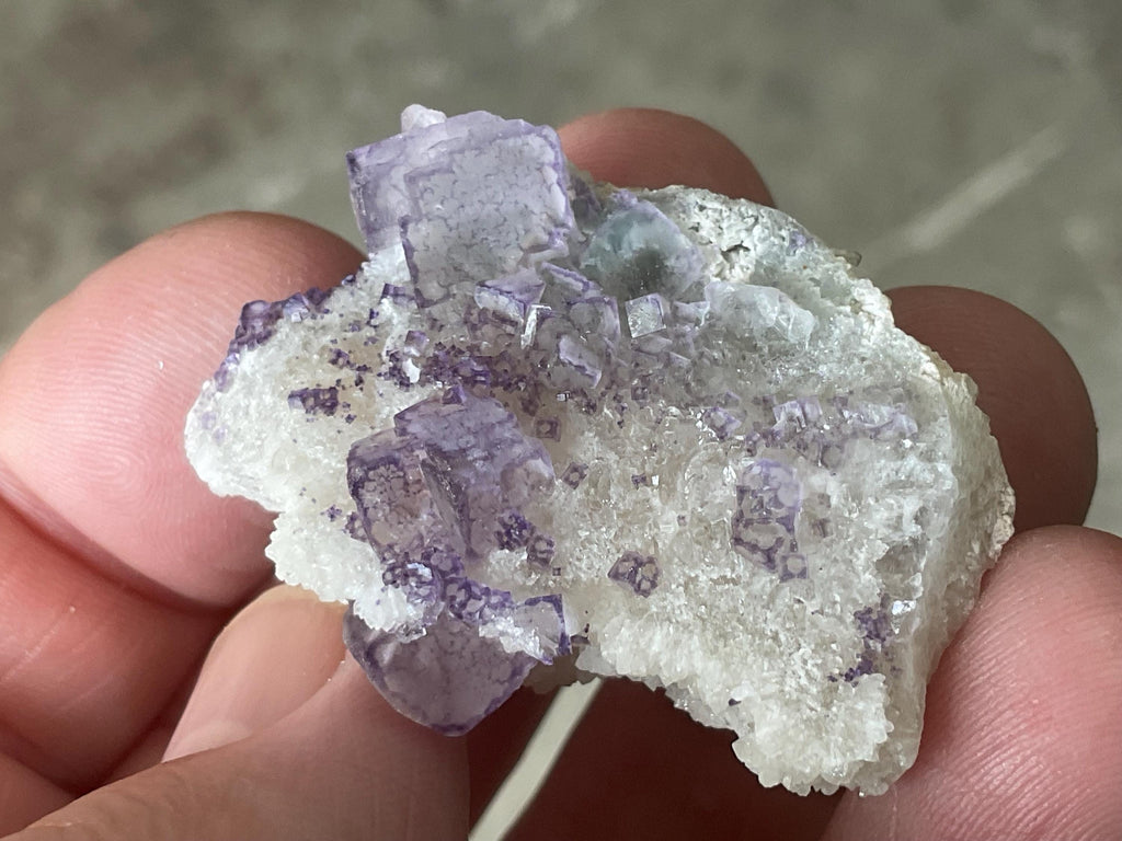 24g “QR Code” Fluorite Specimen 2A