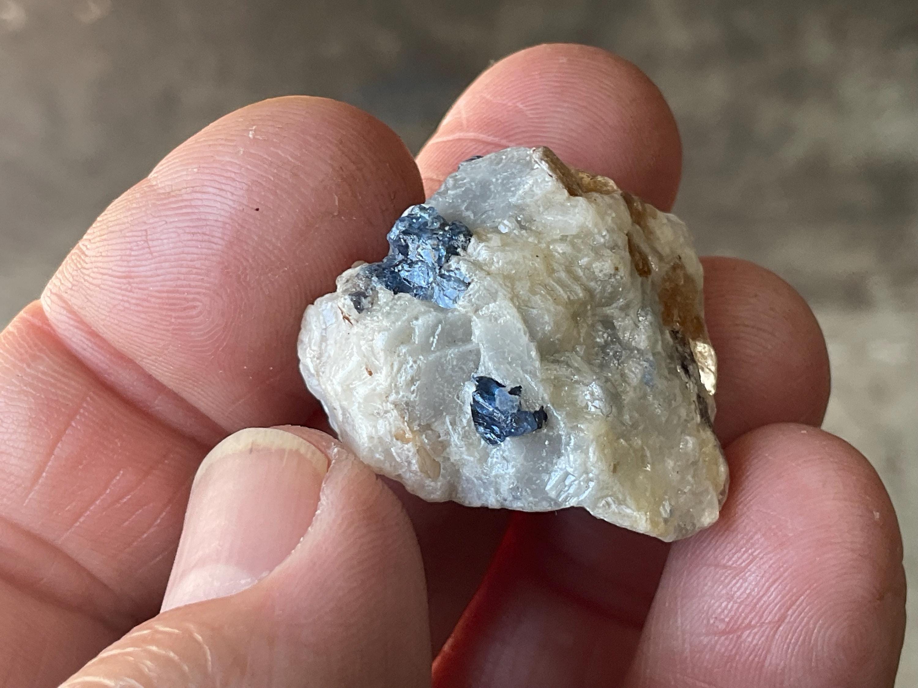 13g Natural Blue Spinel and Mica in Matrix Specimen 6