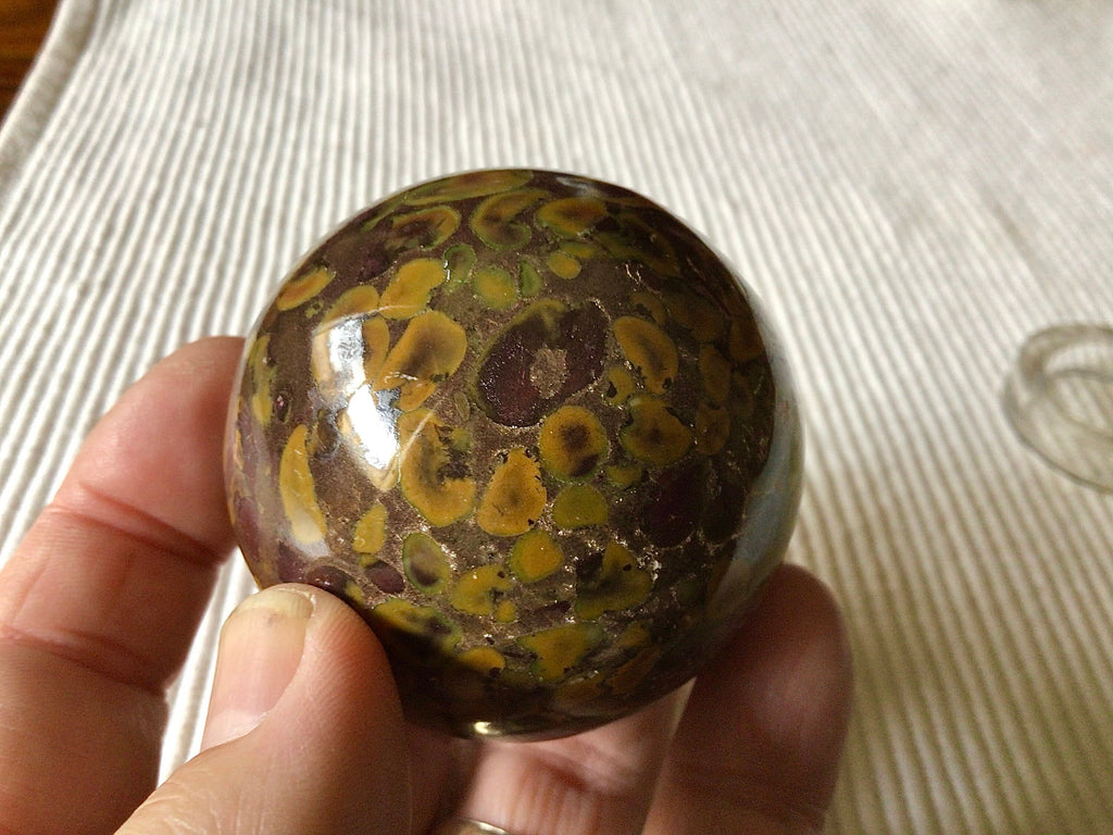 247g Fruit Jasper Sphere C