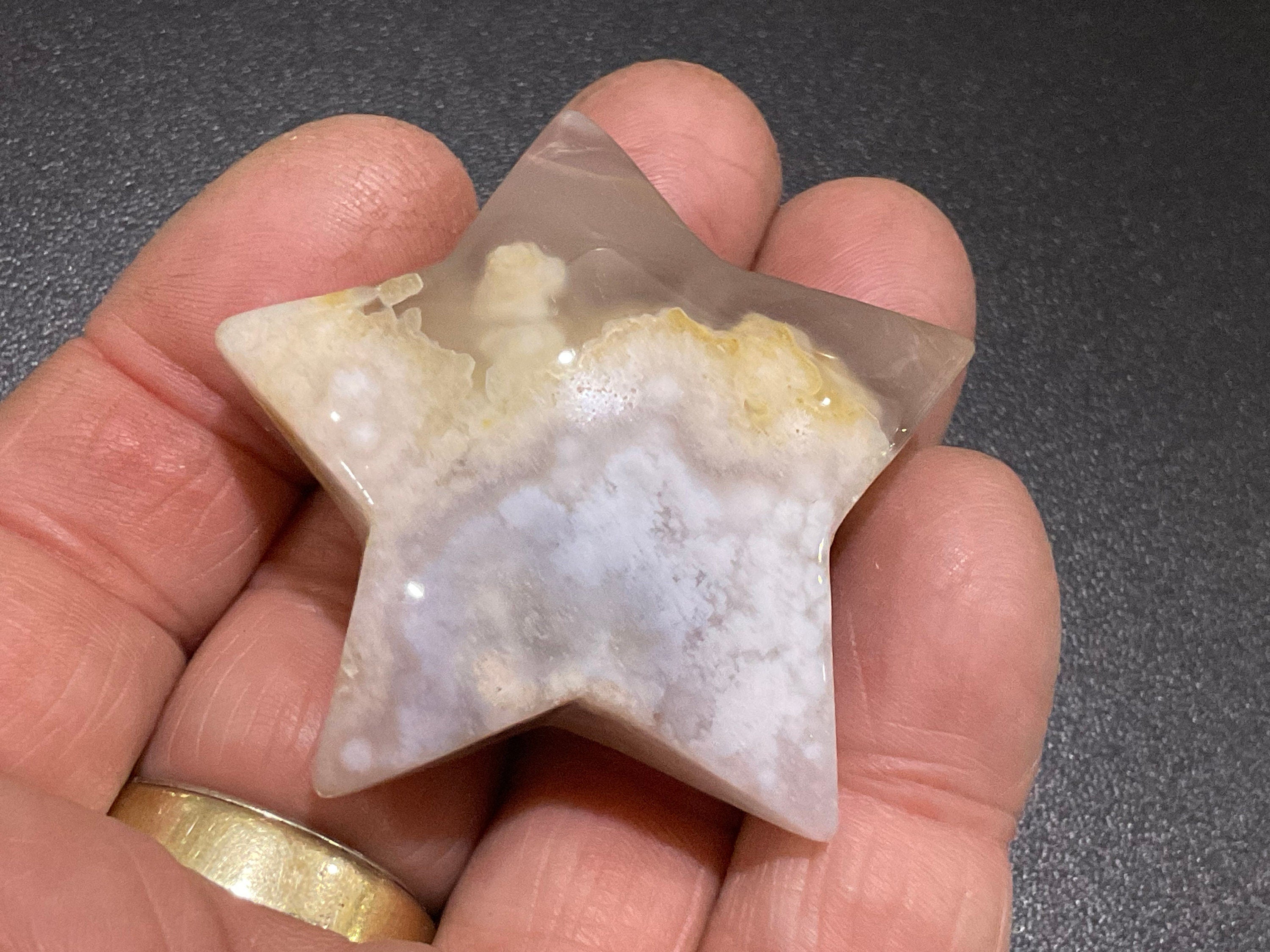 42g Flower Agate Star 4A