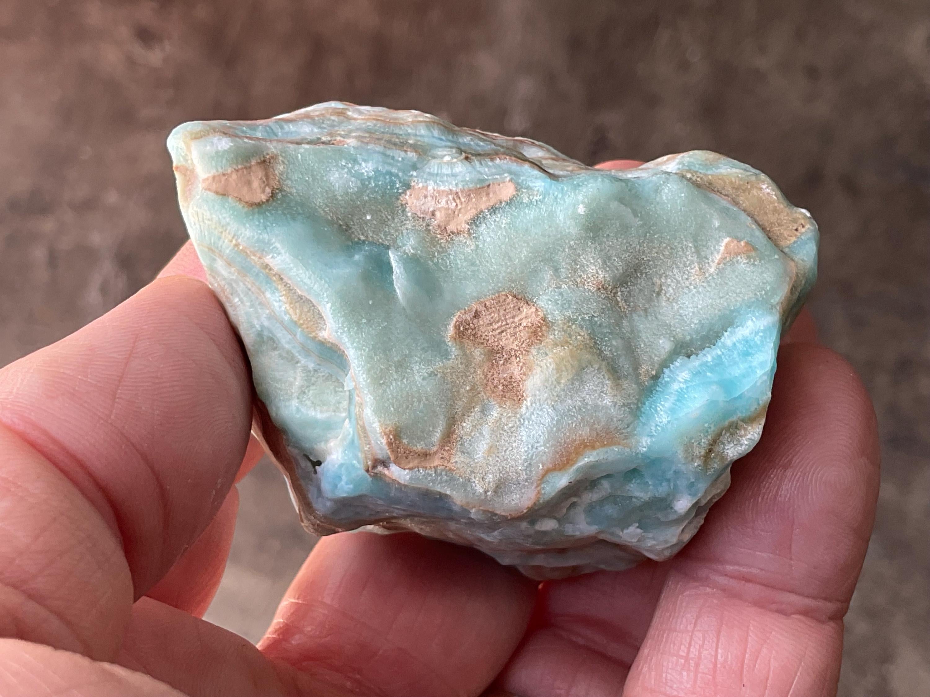 136g Botryoidal Blue Aragonite Specimen 5A