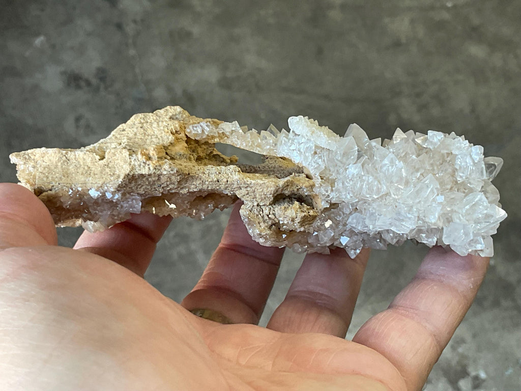 146g Clear Calcite on Matrix from Wenshan Mine