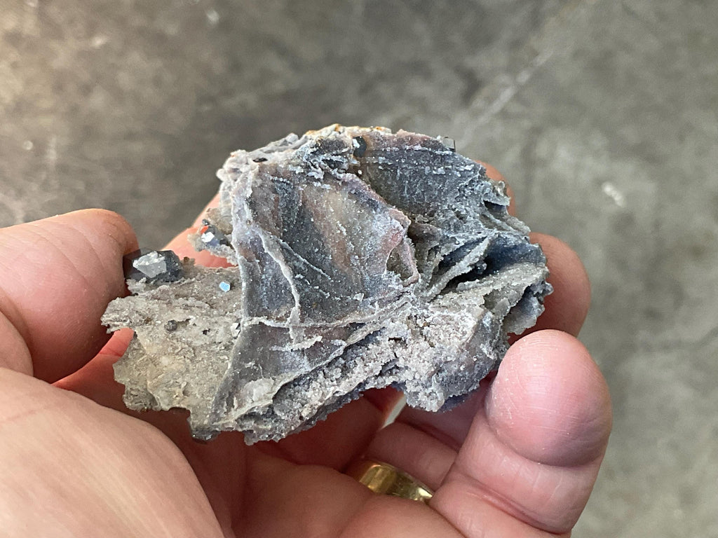48g Sphalerite, Garnet, Galena Quartz Specimen 3B from Hunan, China