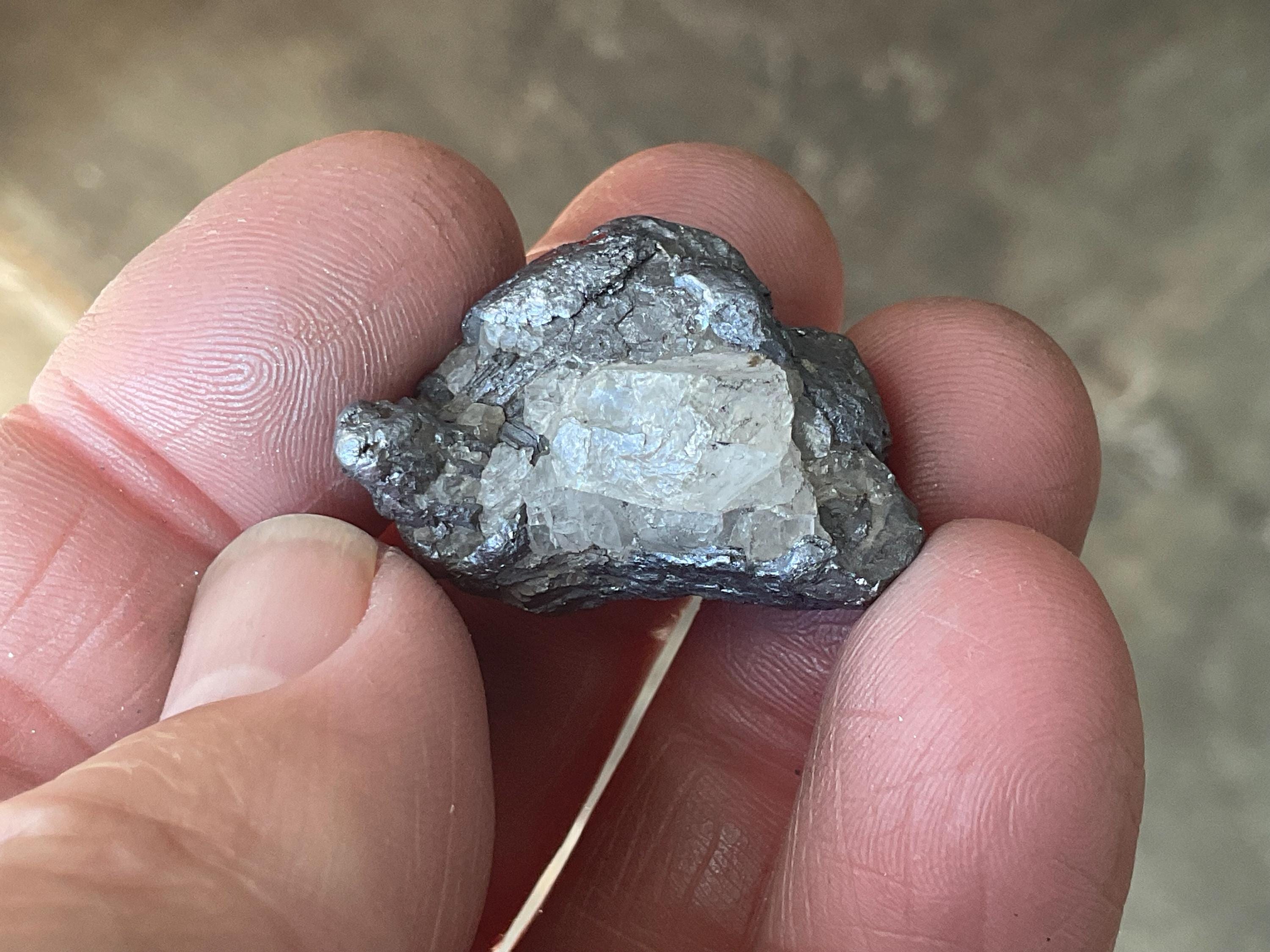 20g Australian Molybdenite on Quartz Specimen 3A