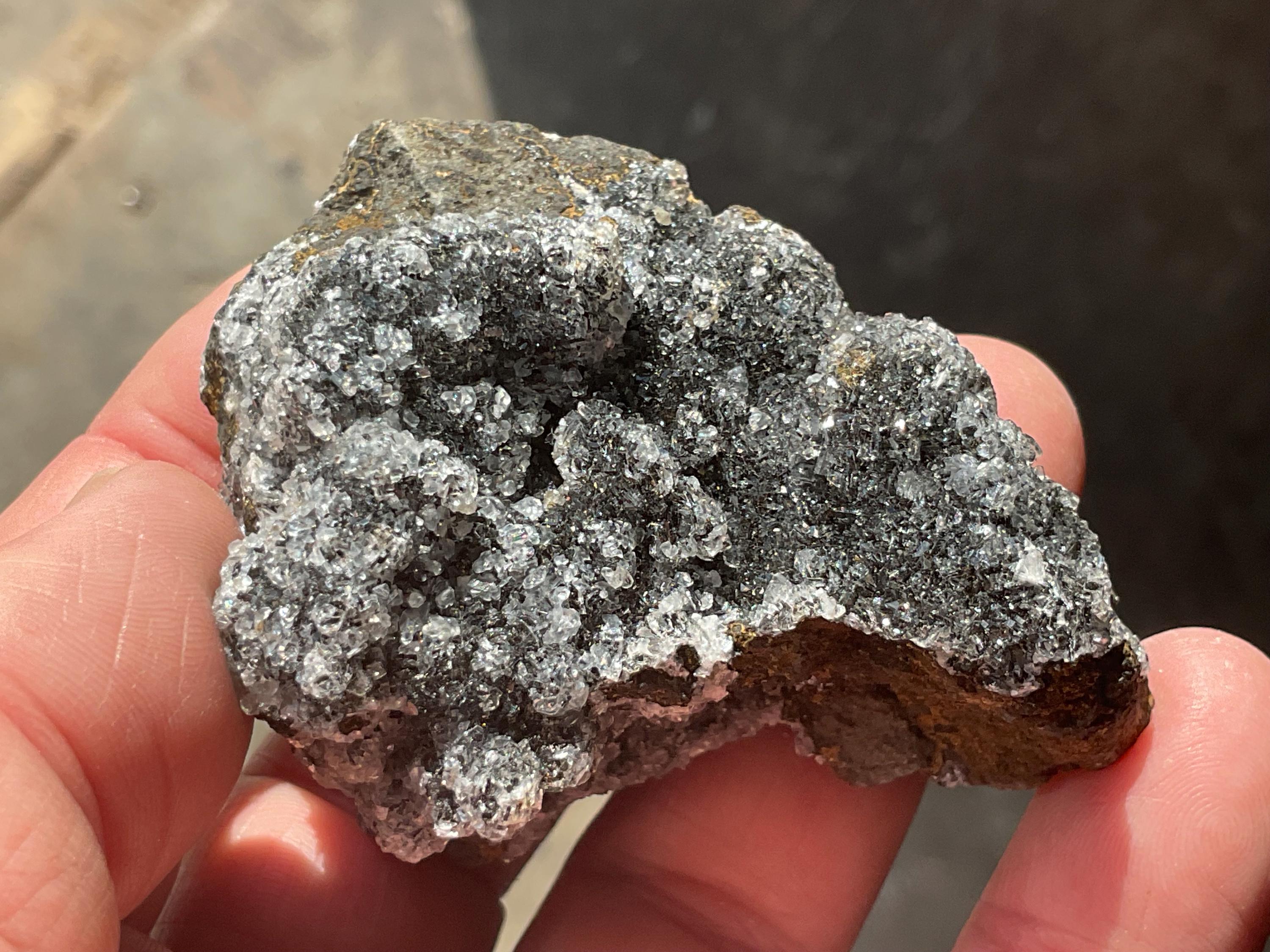 76g “Black Apophyllite” Specimen 1B from Indonesia