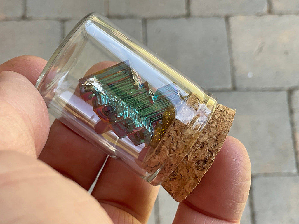 Bismuth Specimen Display Bottle 3C