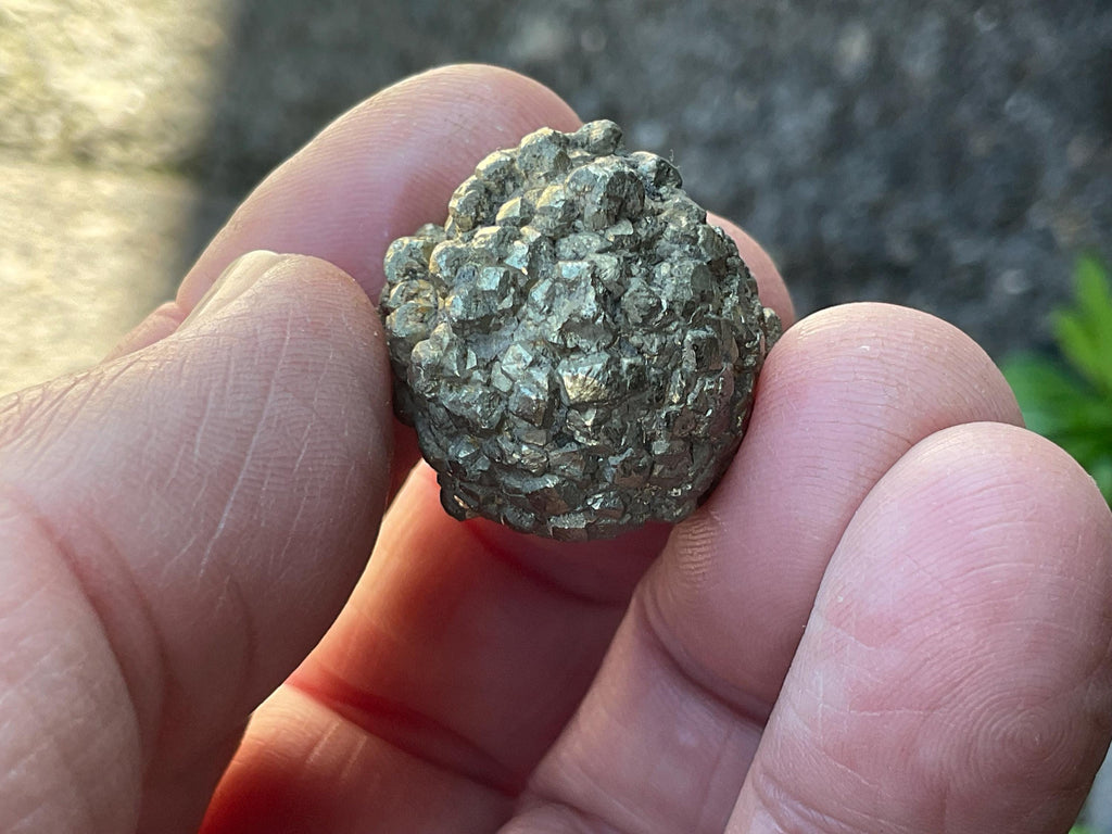 24g Natural Indonesian Pyrite after Marcasite Nodule 1A