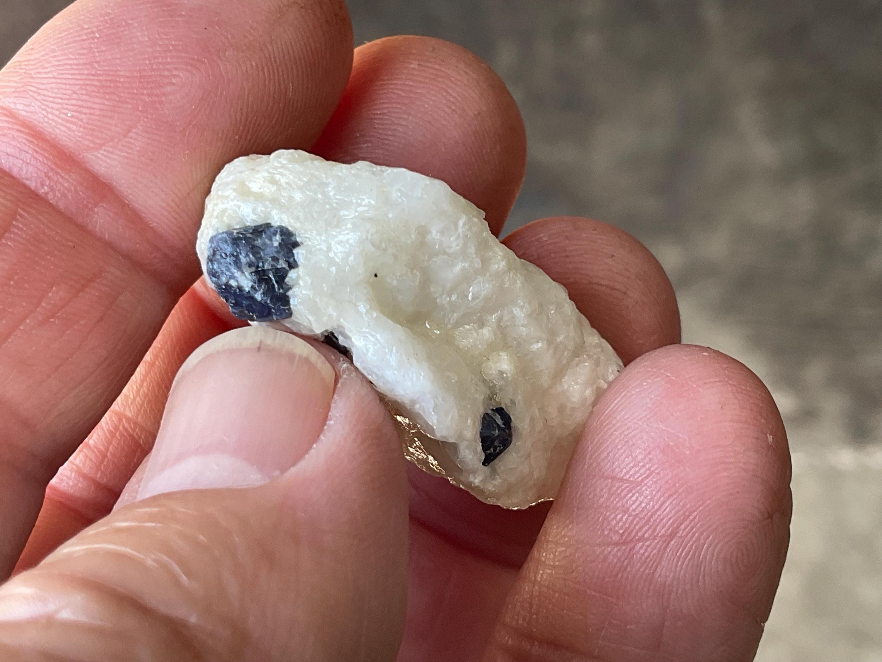 12g Natural Blue Spinel and Mica on Matrix from Pakistan Specimen 4