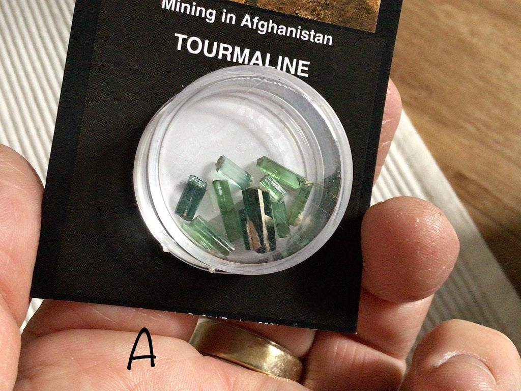 Afghanistan Tourmaline Specimen Pack A