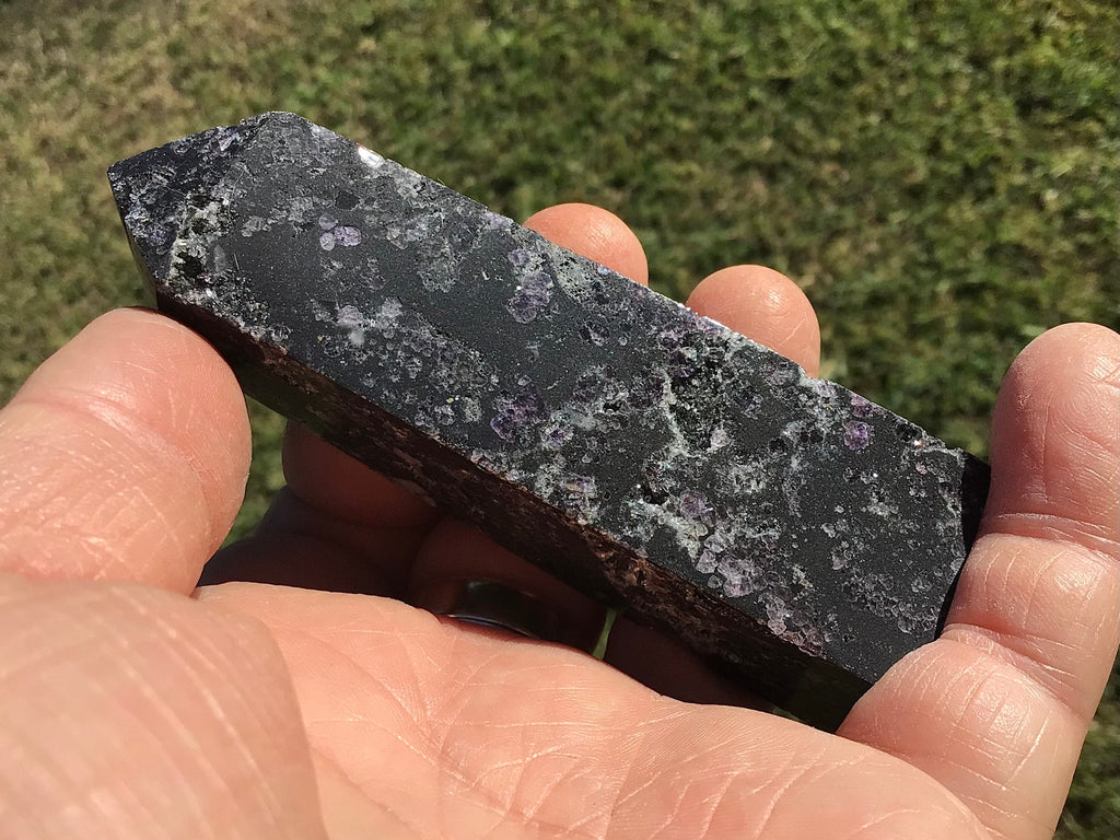 111g Sphalerite Generator with Lavender Fluorite and Clear Quartz 2B