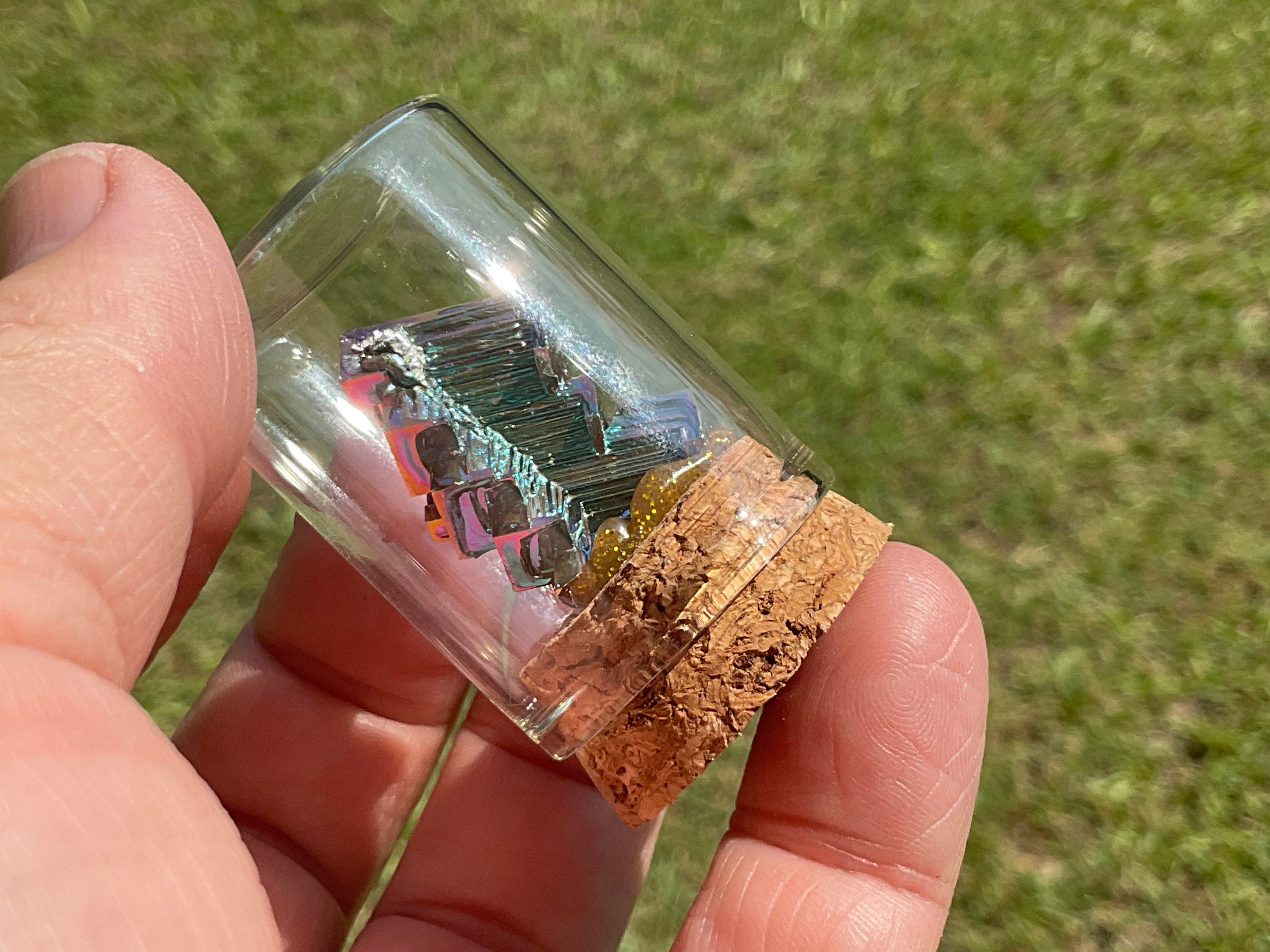 Bismuth Specimen Display Bottle 3C