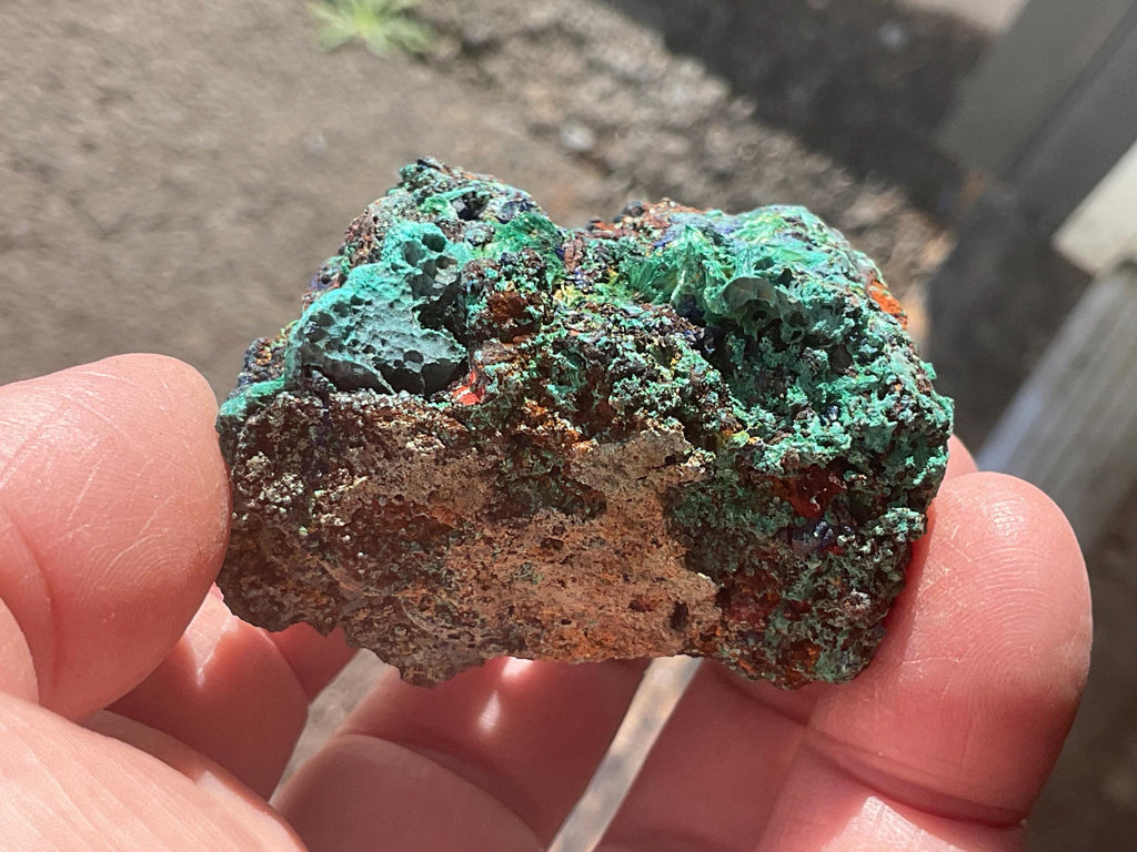 110g Azurite with Malachite Specimen 3B from Anhui, China