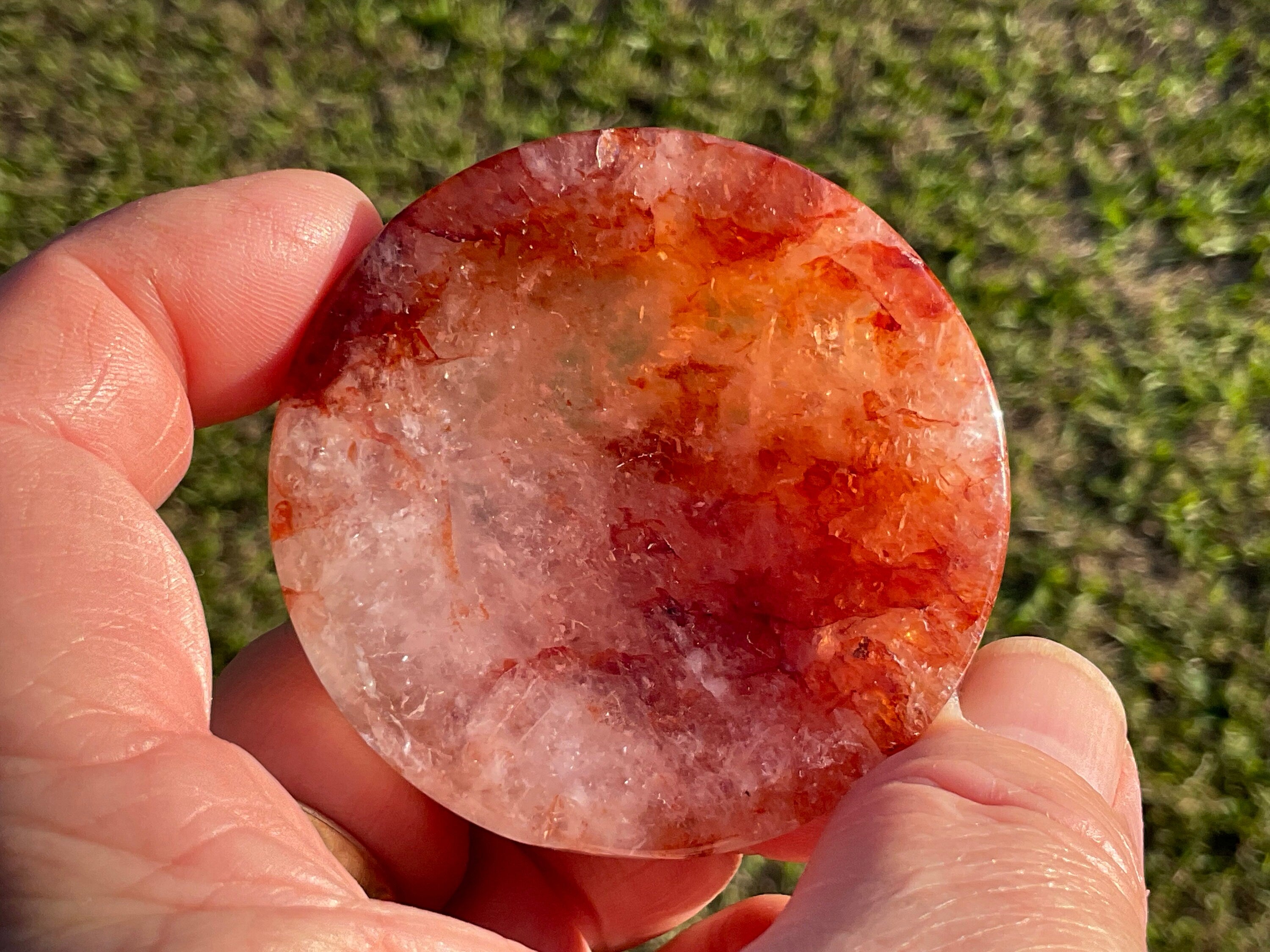 81g Fire Quartz Trinket Tray D