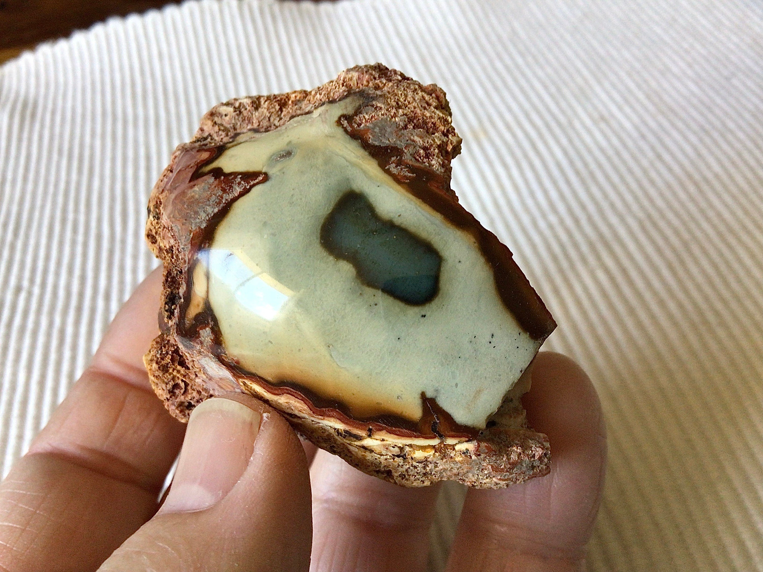 96g Polychrome Jasper One Side Polished 14B