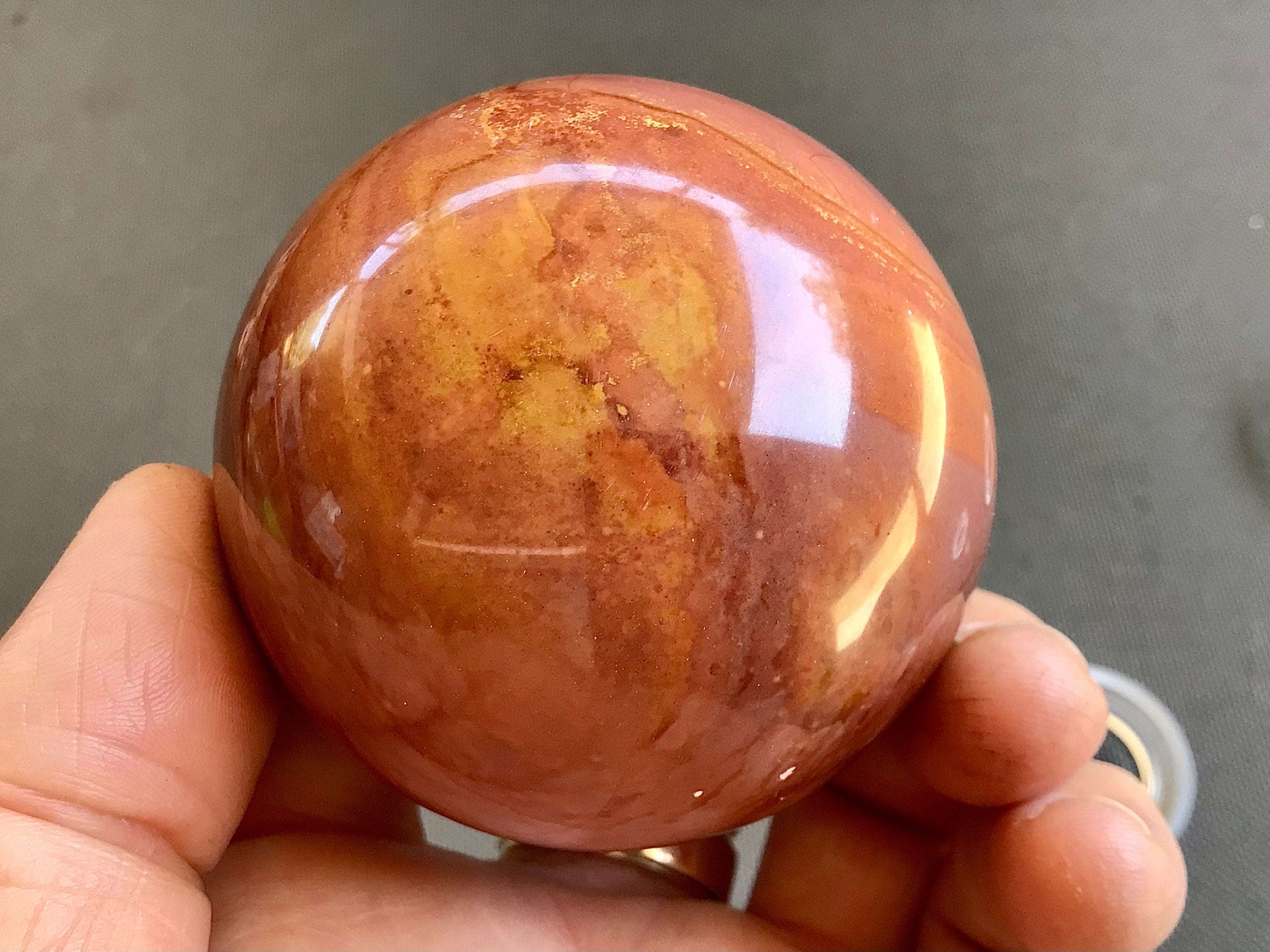 300g Polychrome Jasper Sphere 2D
