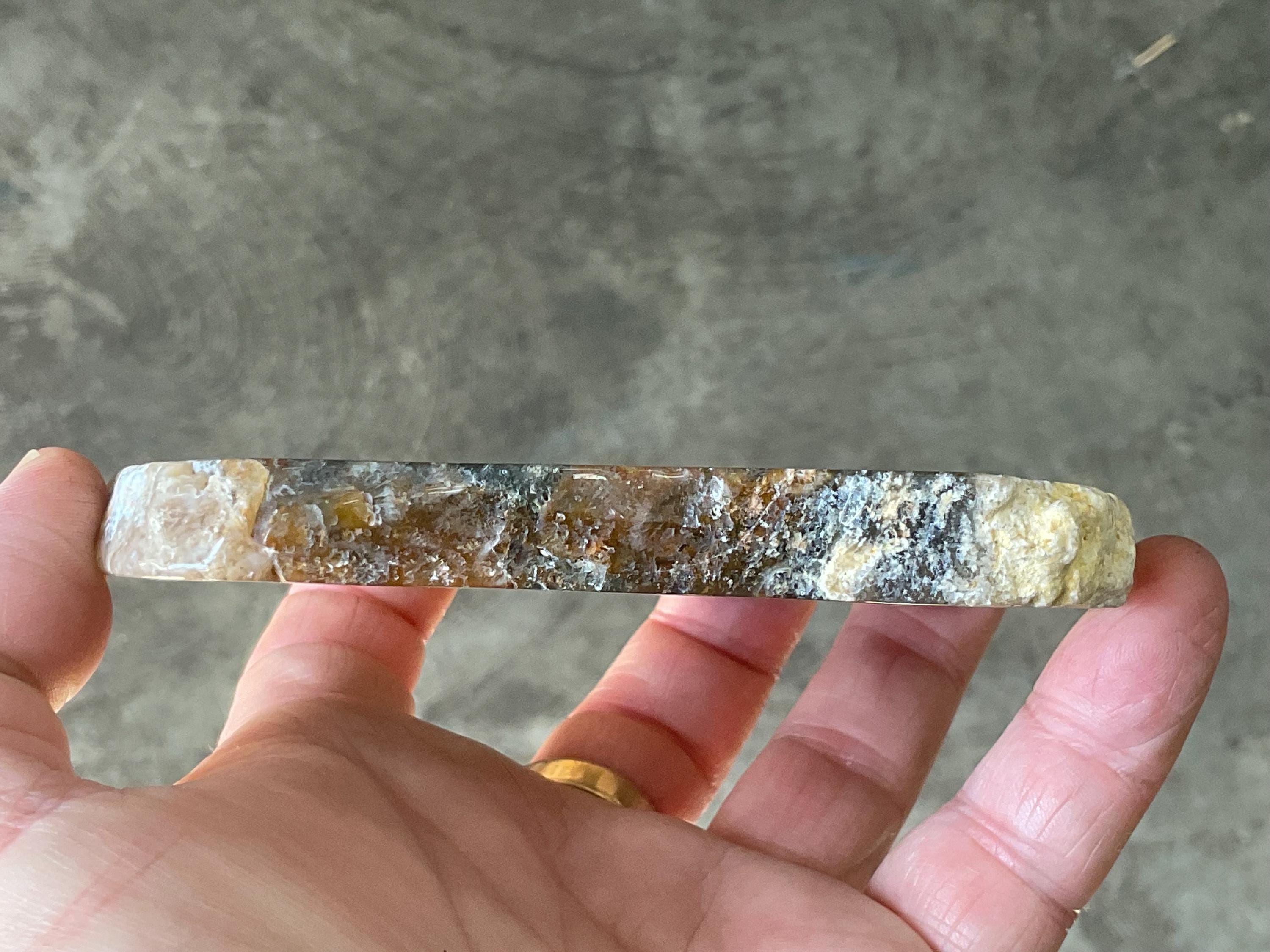 234g Fossilized/Agatised Coral Slab 3B