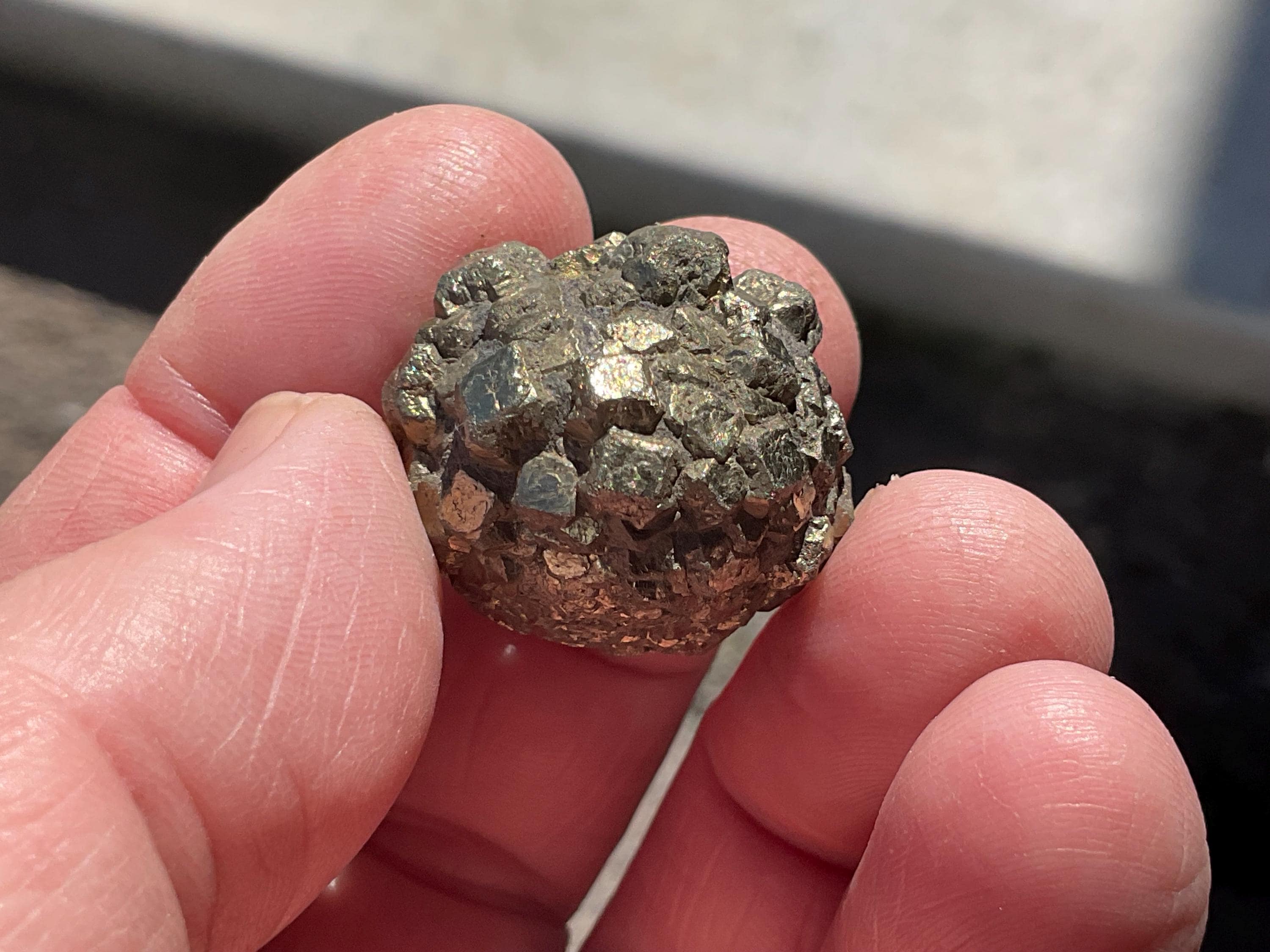 28g Natural Indonesian Pyrite after Marcasite Nodule 2A