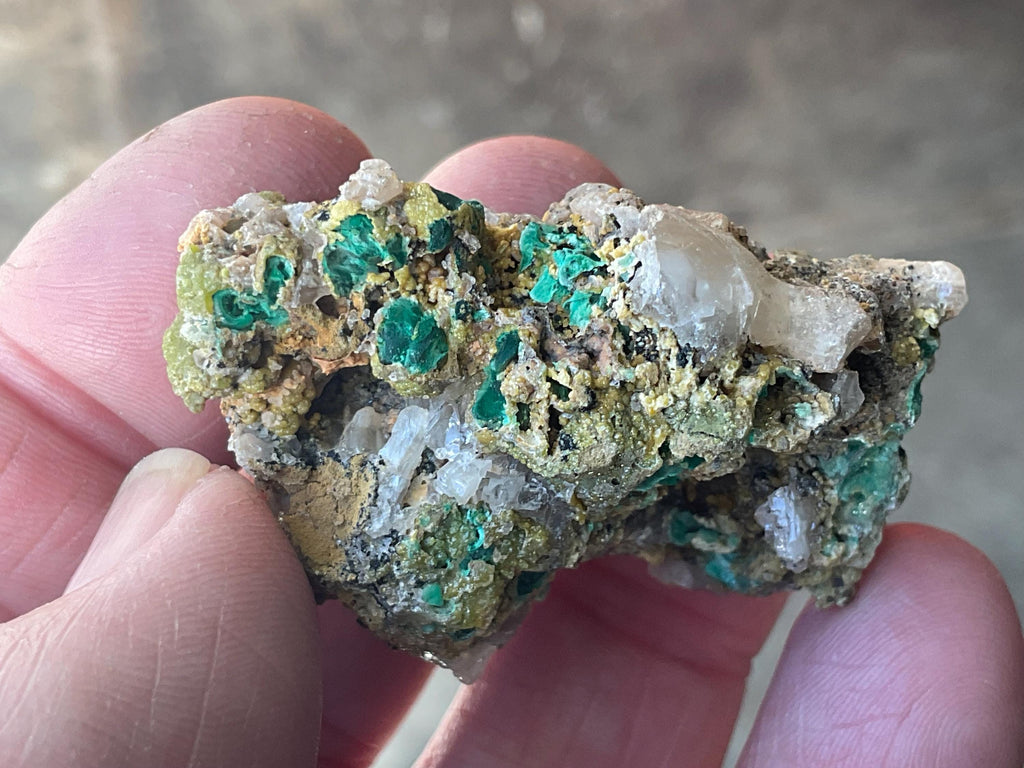 52g Australian Malachite, Cerussite and Pyromorphite Specimen 2B from Rum Jungle