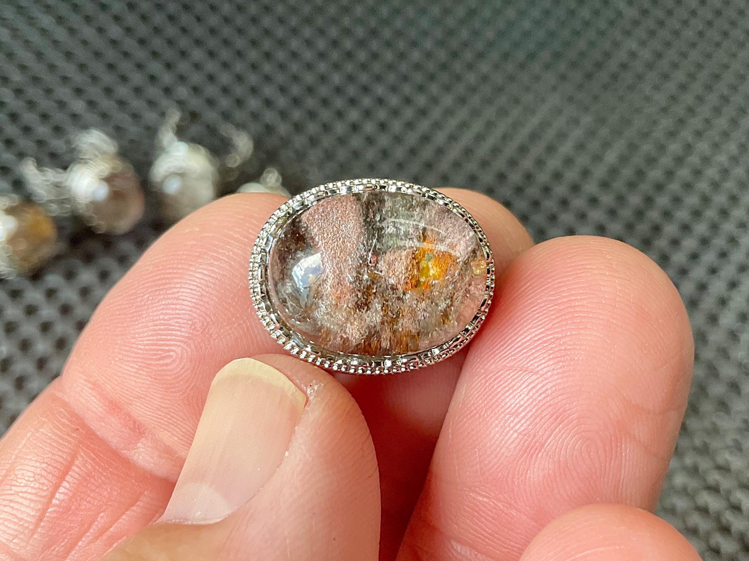 4g Lodelite Cabochon in Antique Style setting A