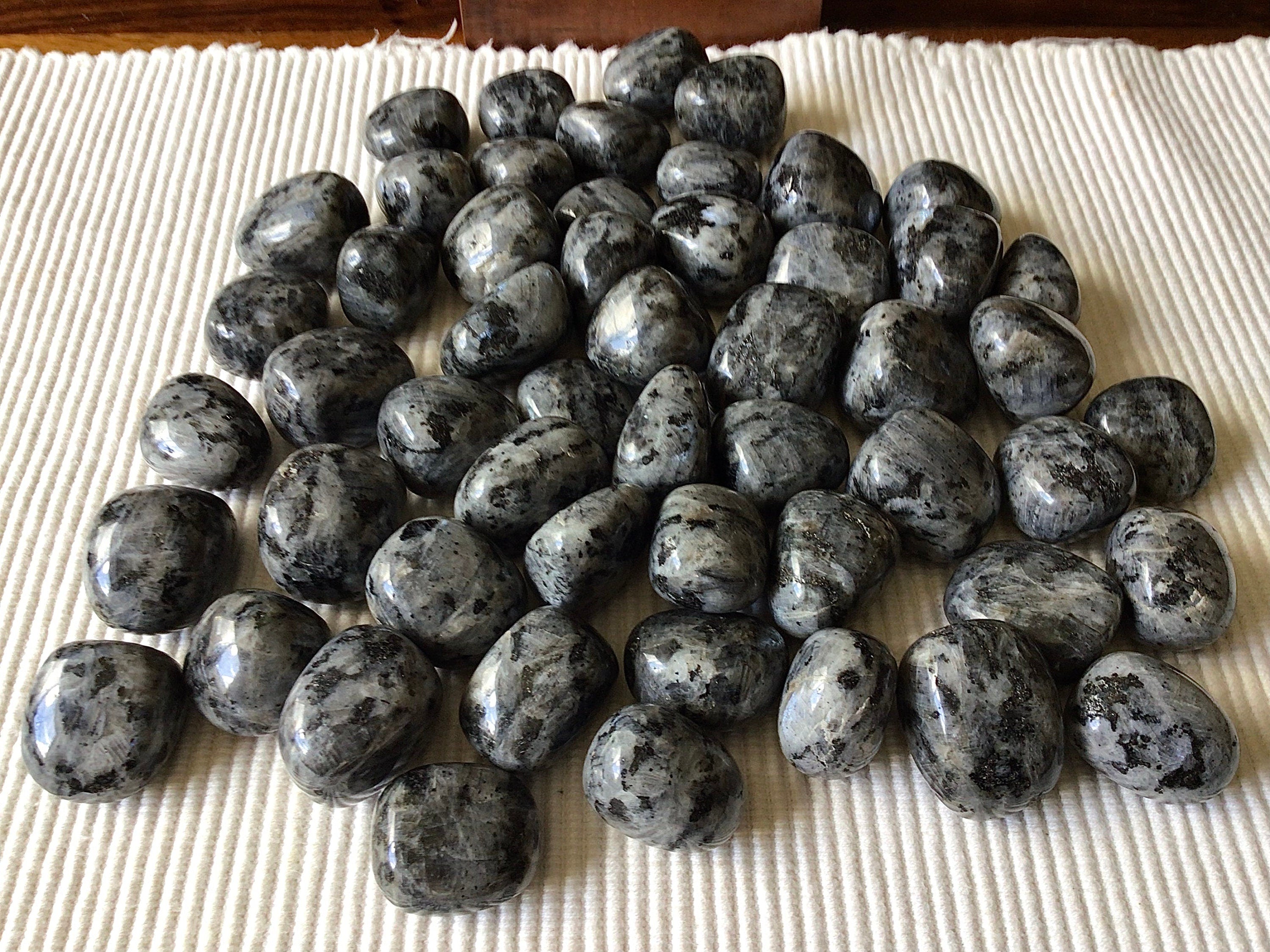 100g (5) Larvikite Tumbled Stones