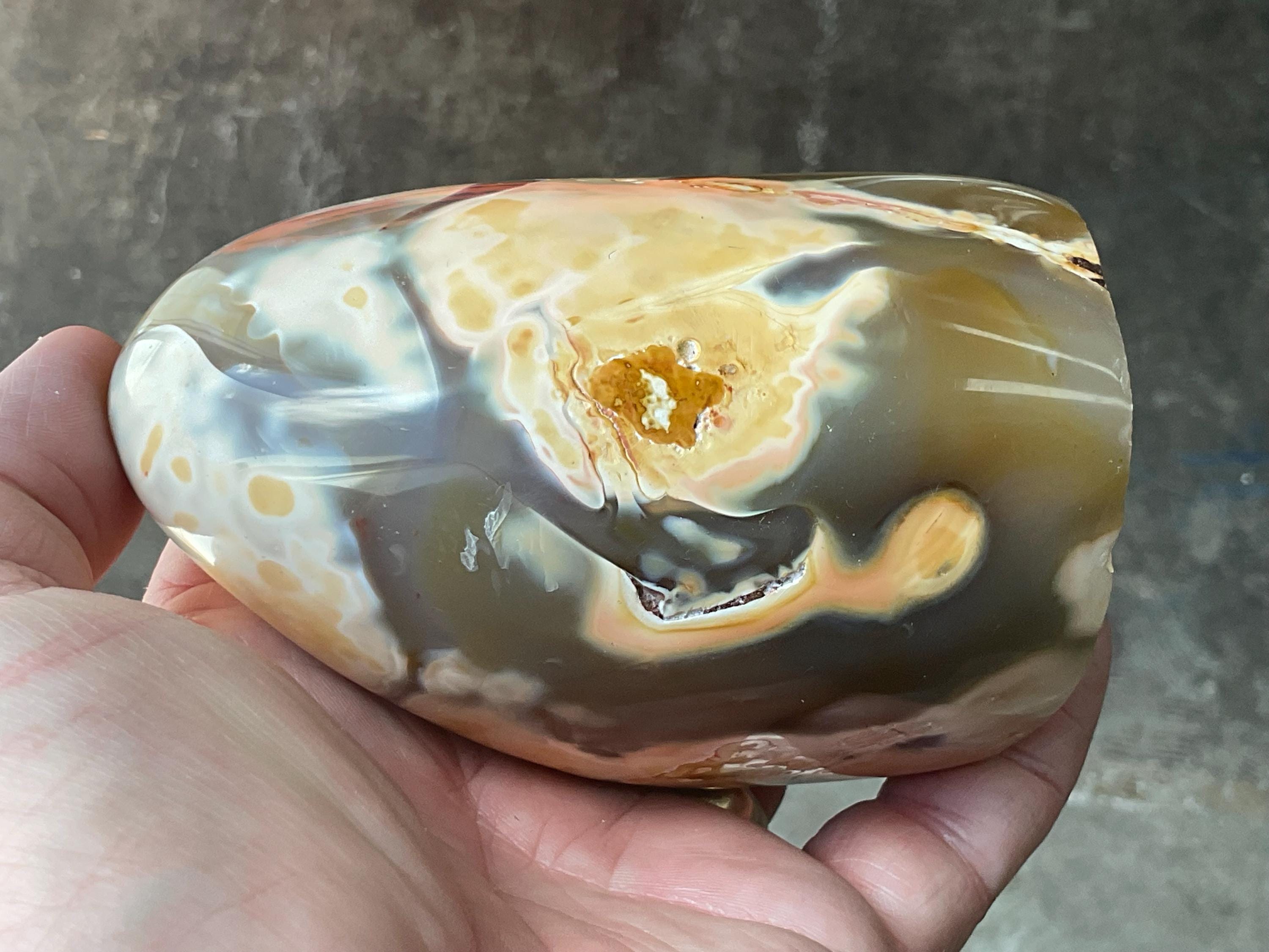 606g Orca Agate Freeform B