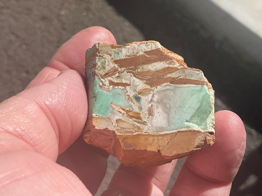 94g Sliced Western Australian Variscite Piece 1A