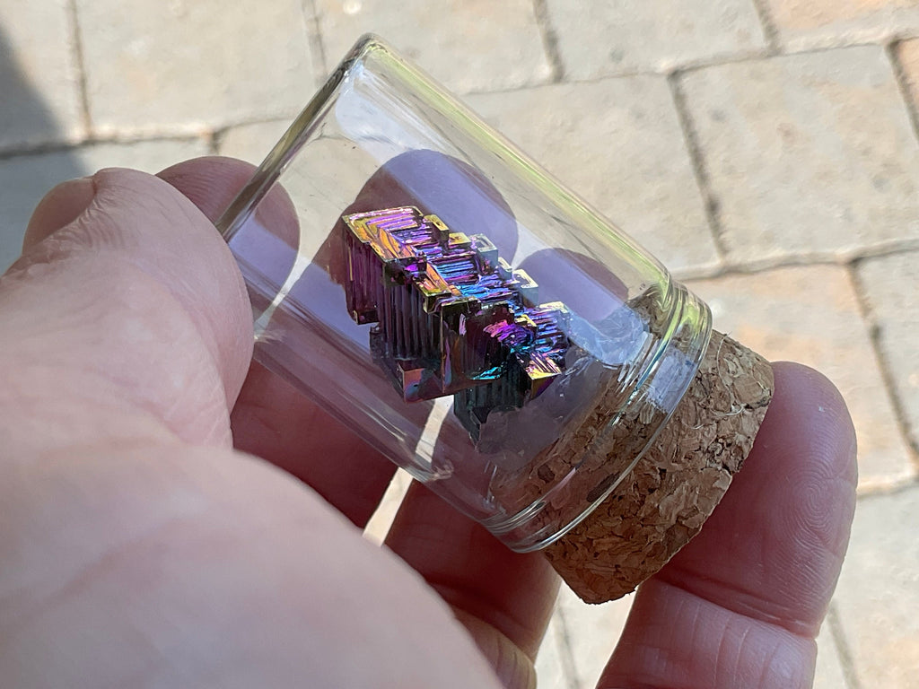 Bismuth Specimen Display Bottle 5B