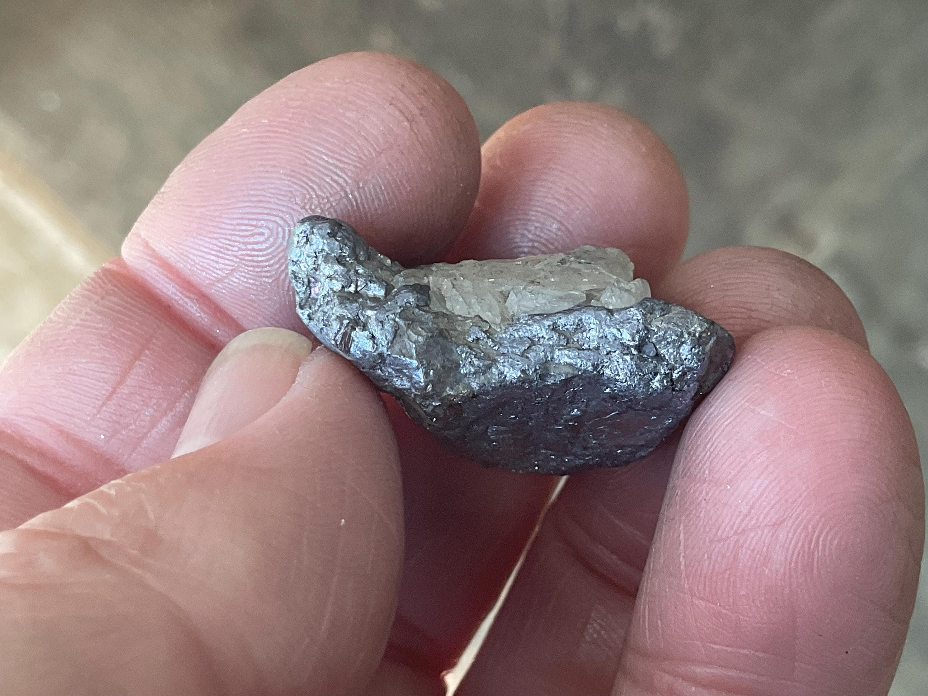 20g Australian Molybdenite on Quartz Specimen 3A