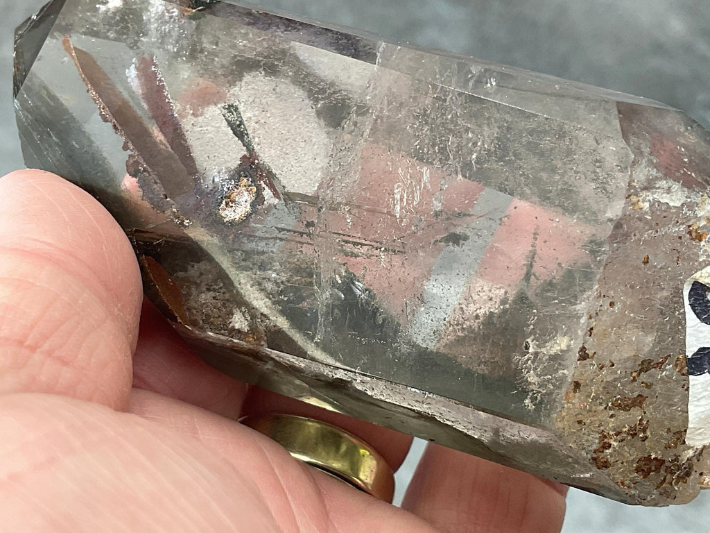 260g Garden Quartz Polished with stand Point 2B