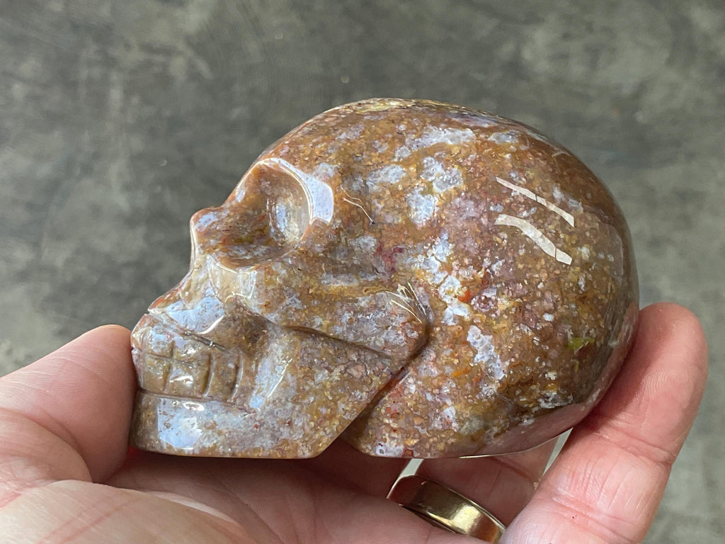 324g Ocean Jasper Skull C