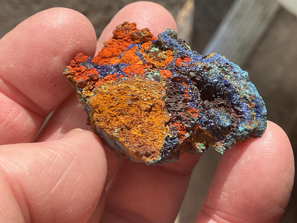 22g Azurite with Malachite Specimen 1B from Anhui, China