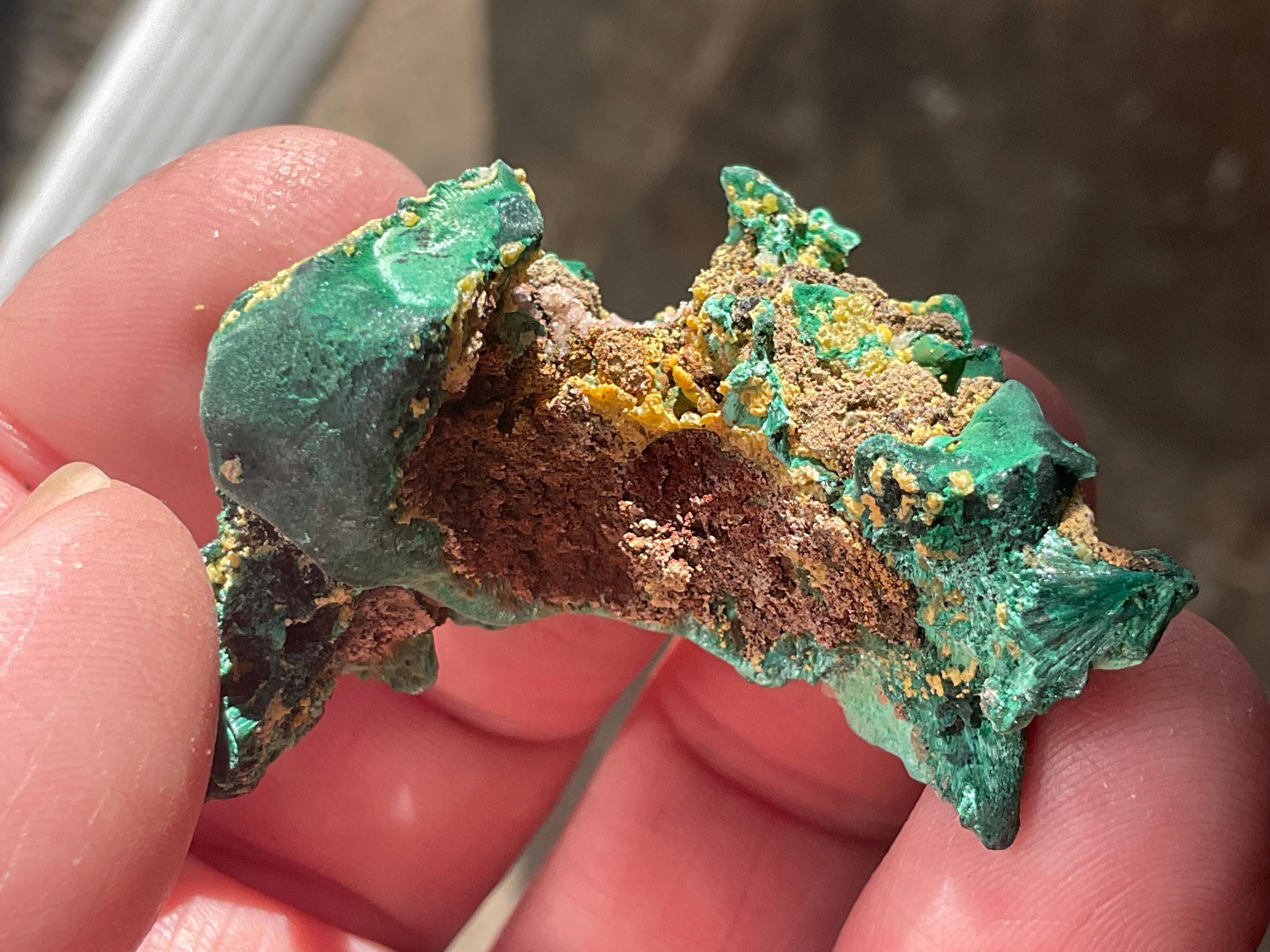30g Australian Malachite, Cerussite and Pyromorphite Specimen 7B from Rum Jungle