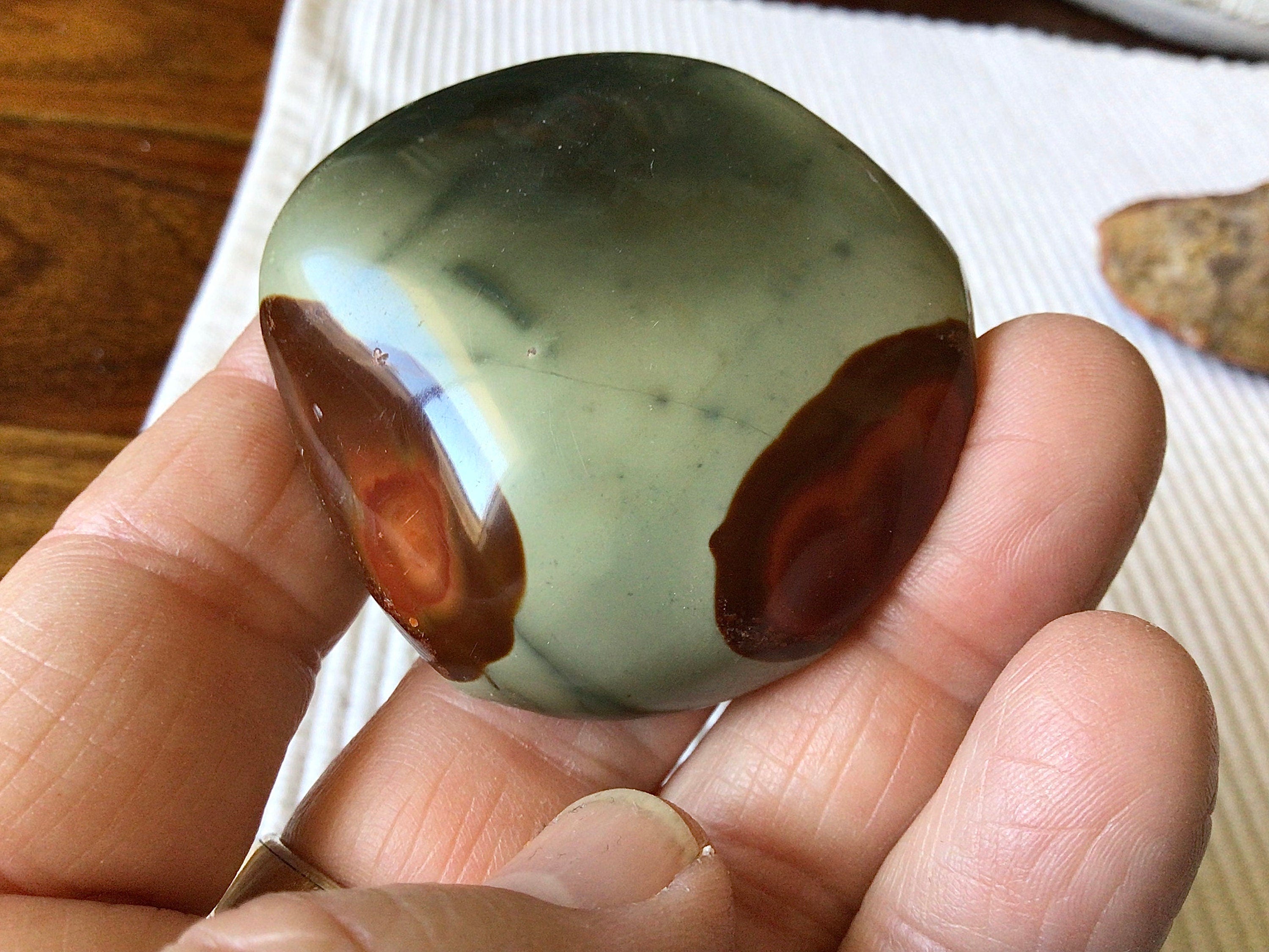 49g Polychrome Jasper One Side Polished 10B