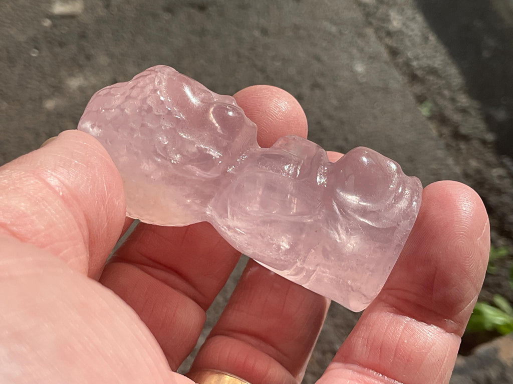 66g Rose Quartz Buddha Statue B