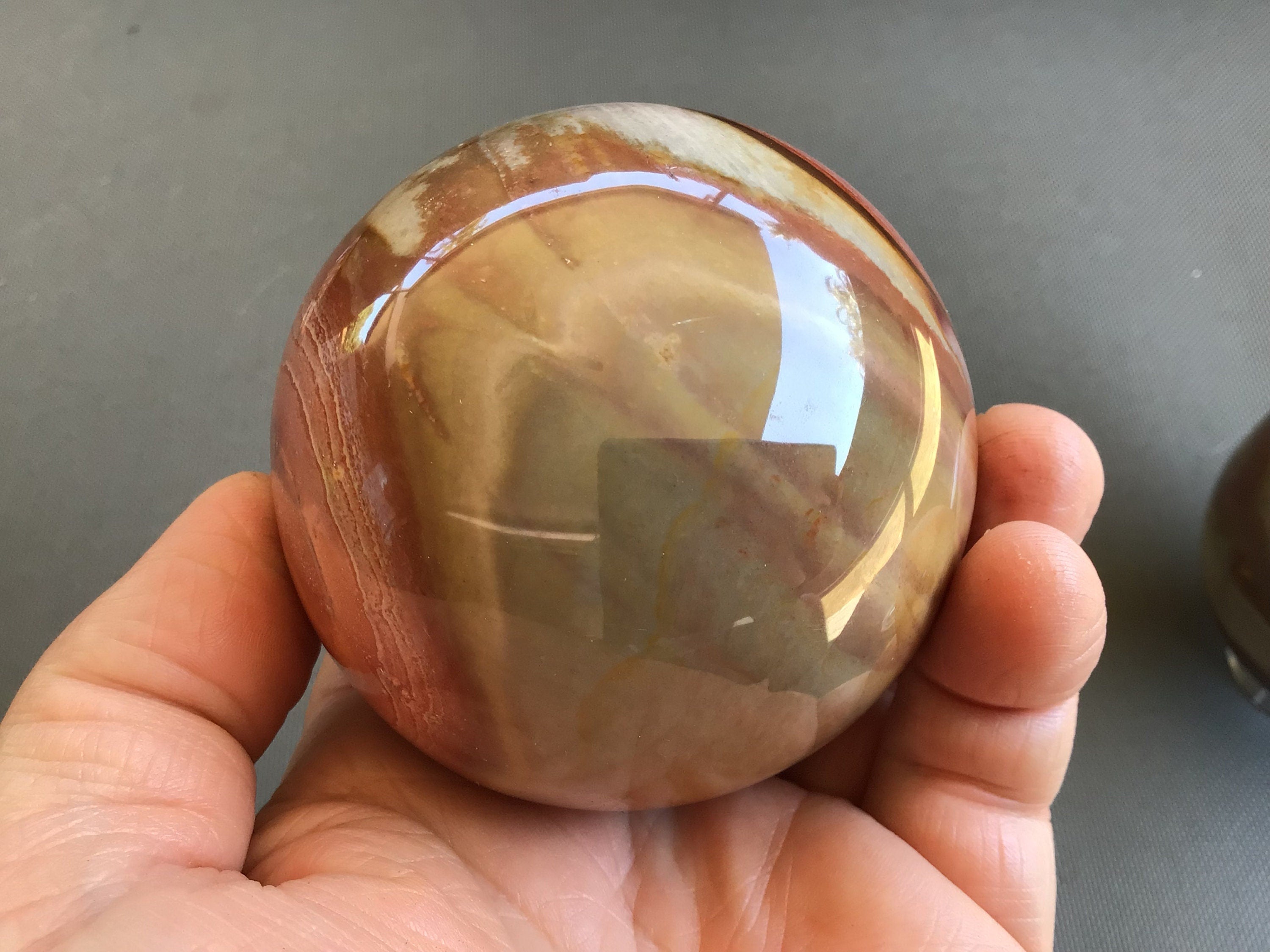 483g Polychrome Jasper Sphere 3B