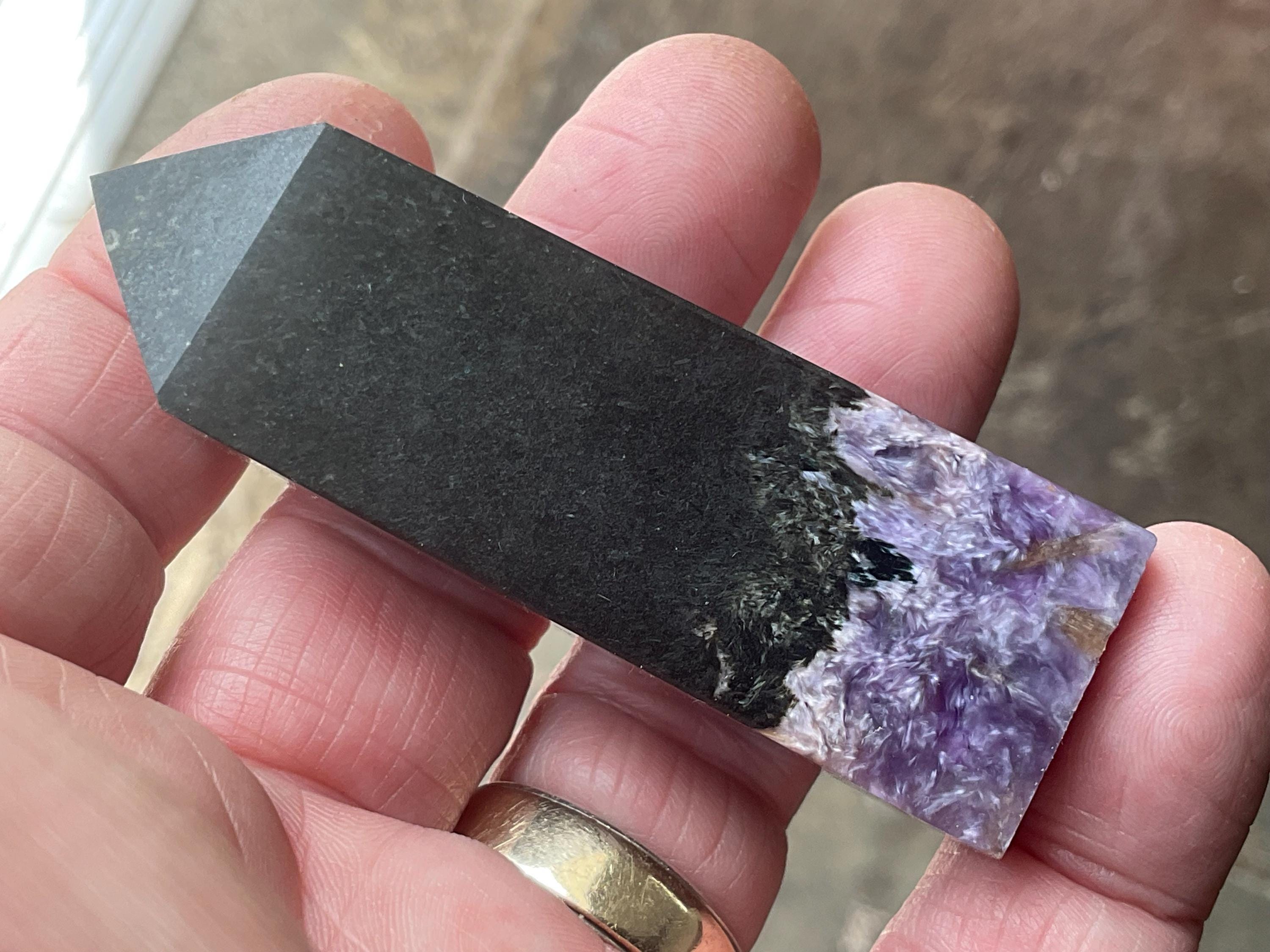 70g Charoite with Aegirine Generator 3B