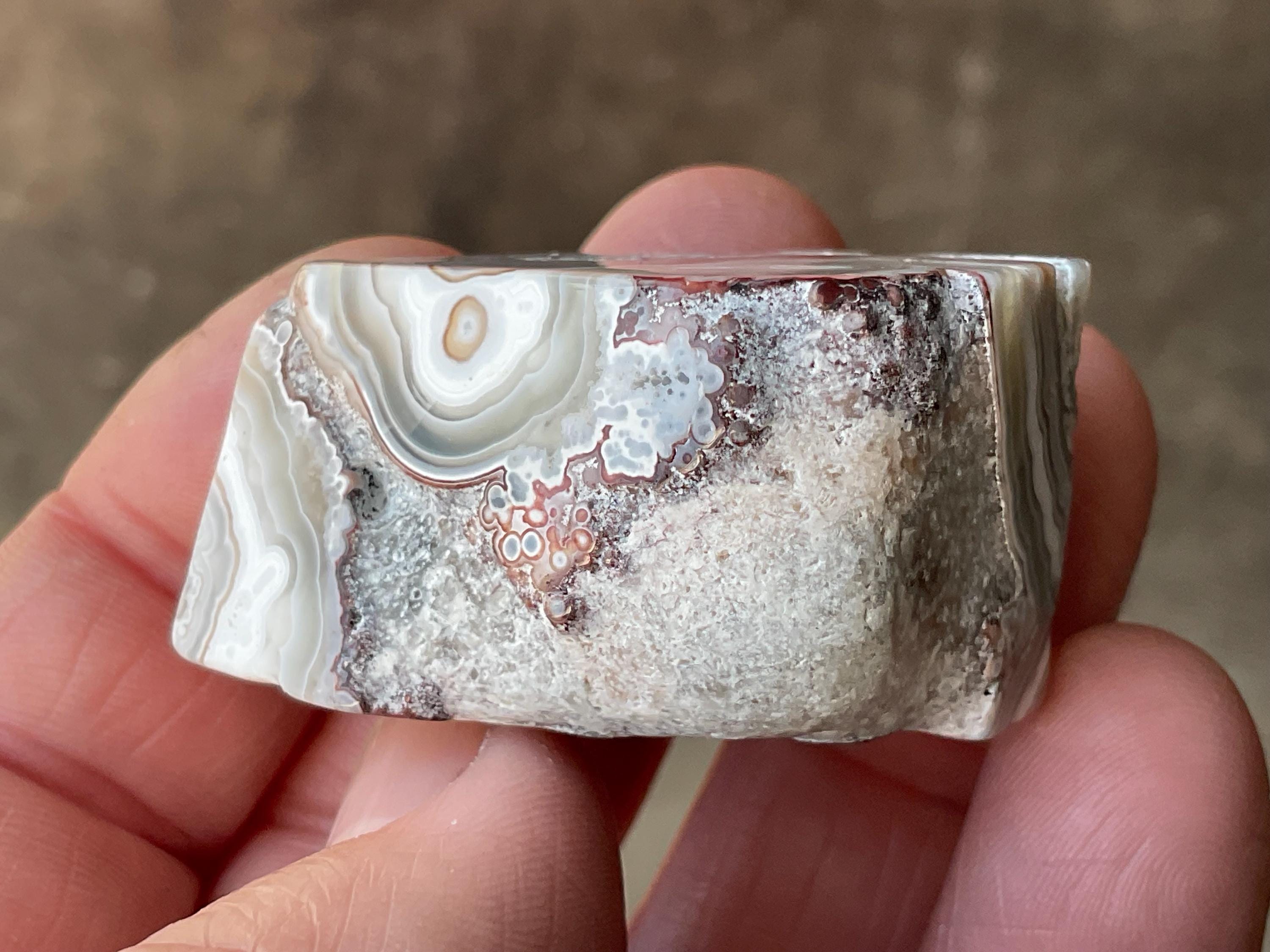 48g Mexican Crazy Lace Agate Freeform 17C
