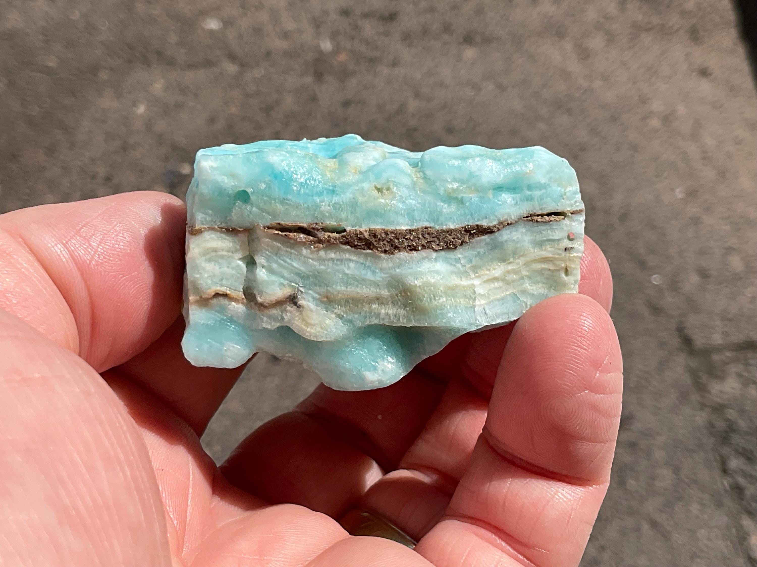 102g Botryoidal Blue Aragonite Specimen 3A