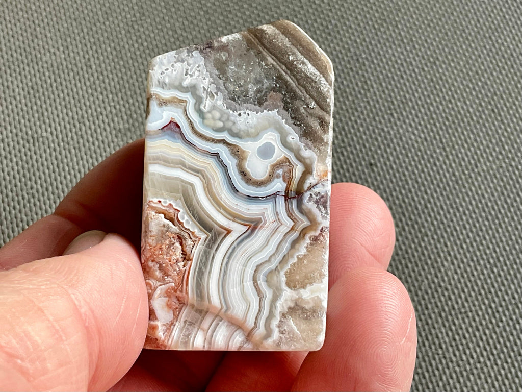 66g Mexican Crazy Lace Agate Freeform 1B