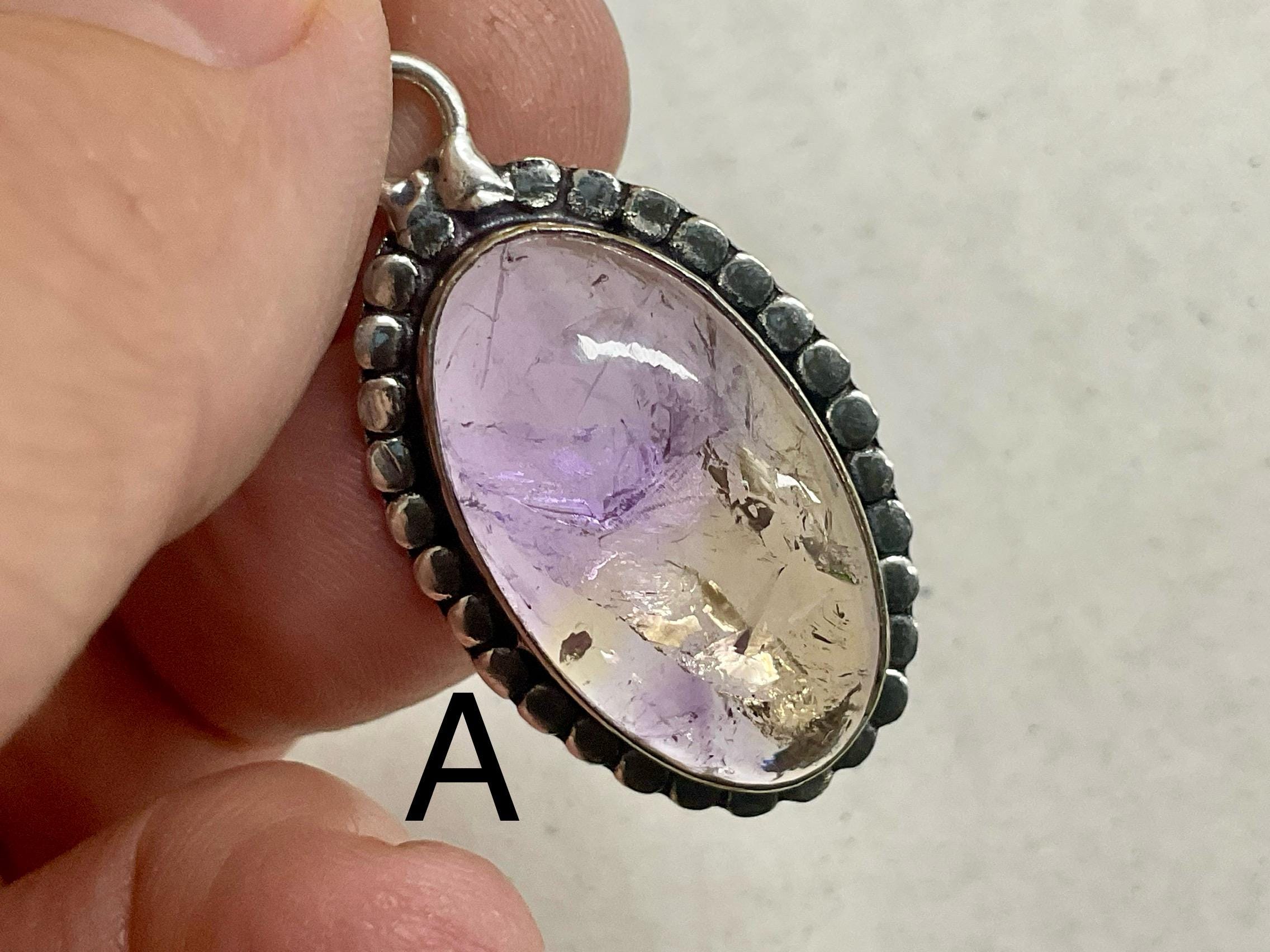 8g Antique Style Ametrine Pendant 1A