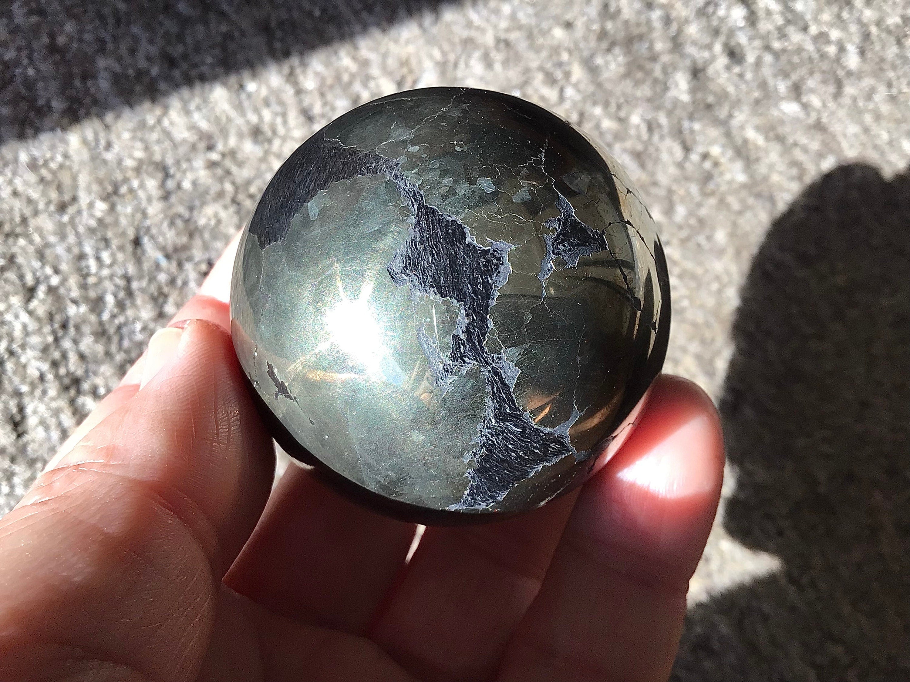 323g Pyrite Sphere A