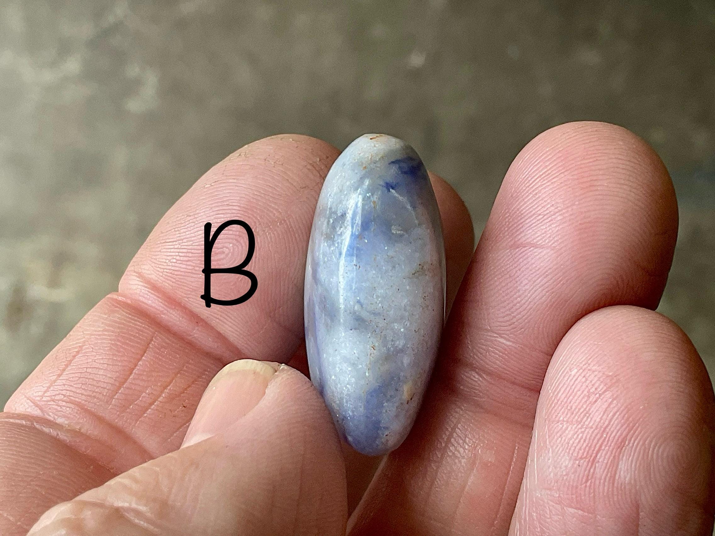 14g Afghanite Heart 2B
