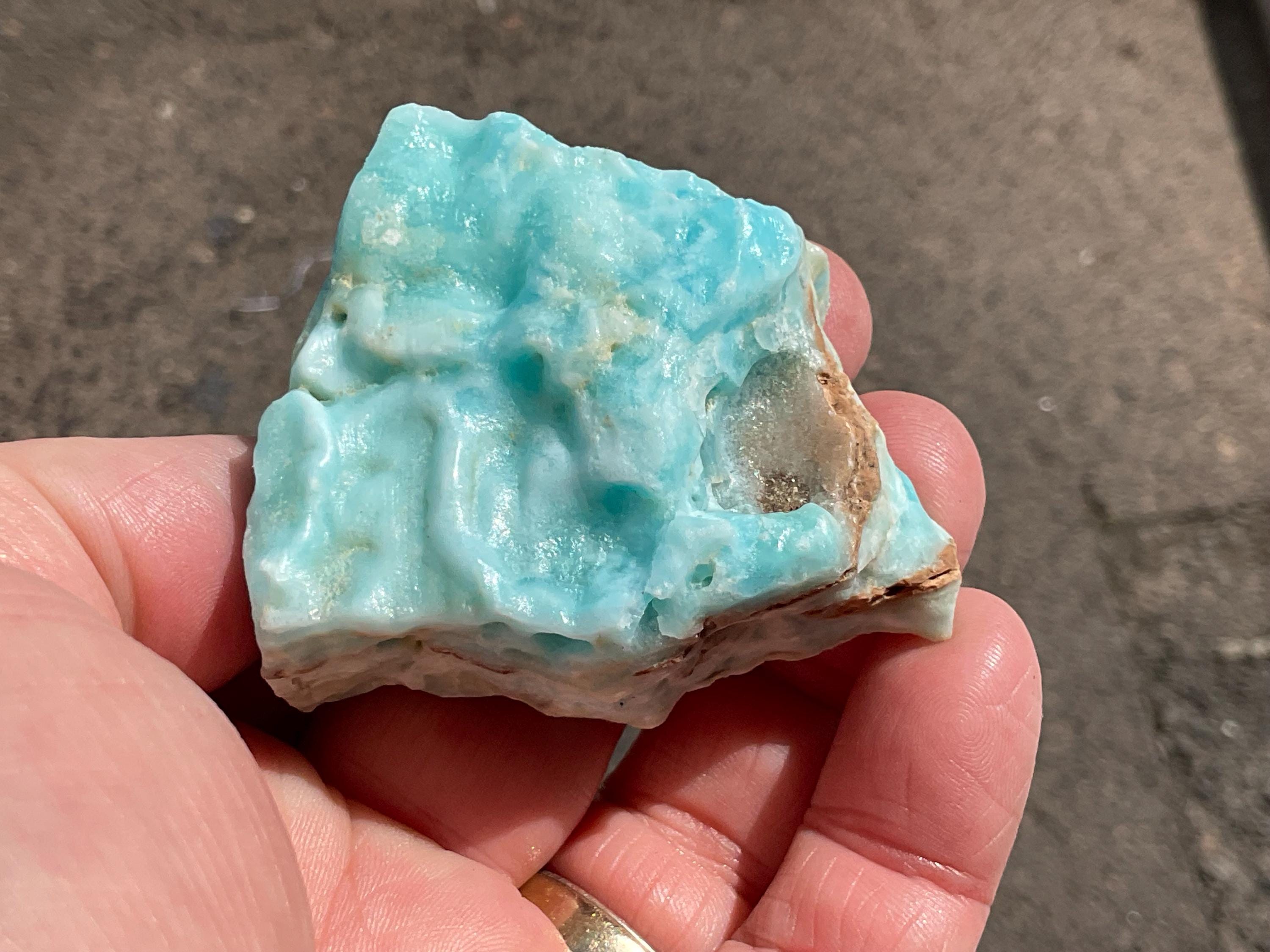 102g Botryoidal Blue Aragonite Specimen 3A