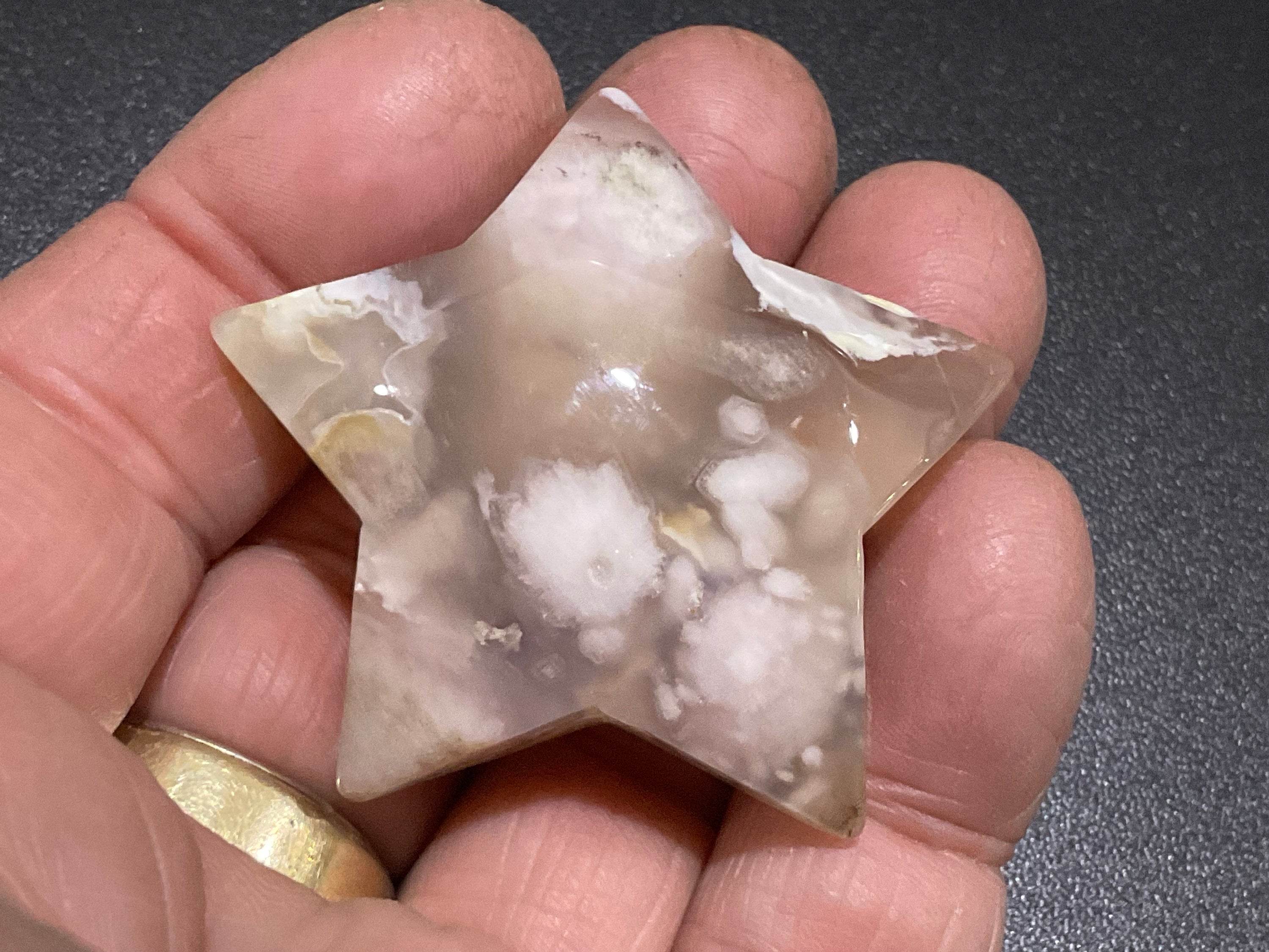 36g Flower Agate Star 4B